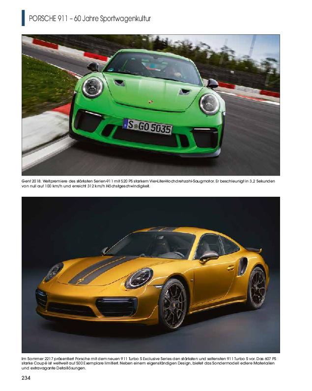 Beispielinhalt (Bild) Porsche 911 - 60 Jahre Sportwagenkultur! Alle Modell-Generationen