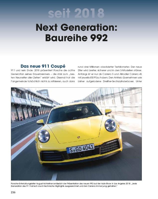 Beispielinhalt (Bild) Porsche 911 - 60 Jahre Sportwagenkultur! Alle Modell-Generationen