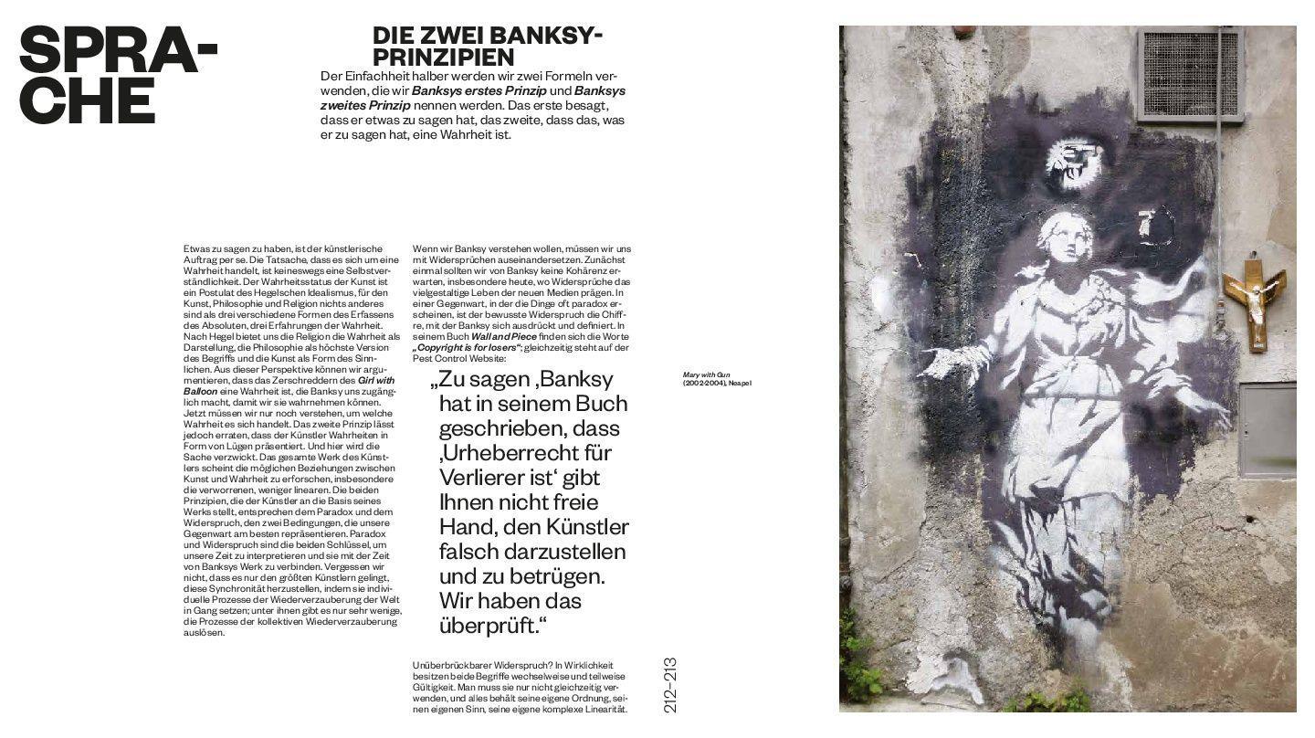 Beispielinhalt (Bild) Banksy - Die Kunst der Straße im großen Bildband