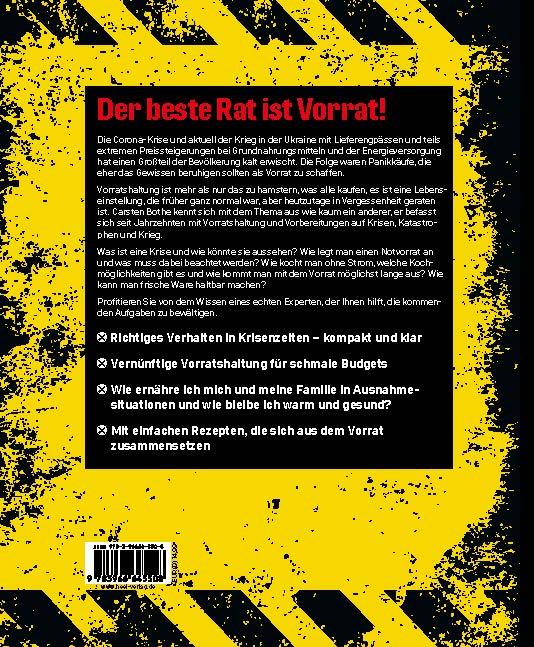 Rückseitencover Der beste Rat ist Vorrat