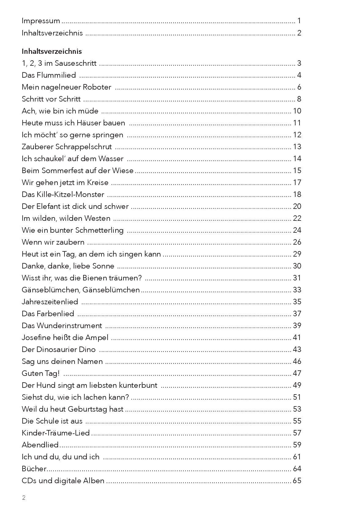 Beispielinhalt (Bild) Das große Klavierbuch