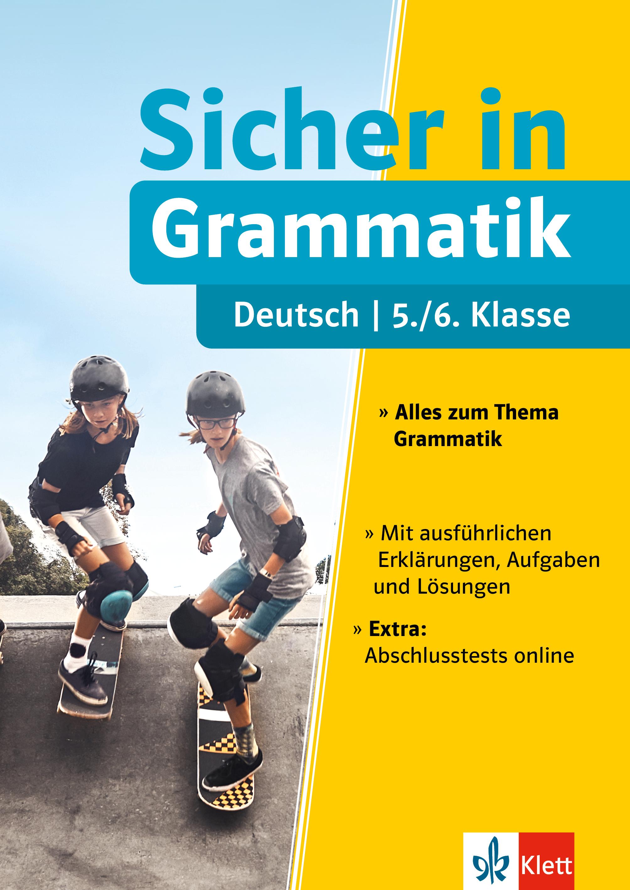 Vorderes Coverbild Sicher in Deutsch Grammatik 5./6. Klasse