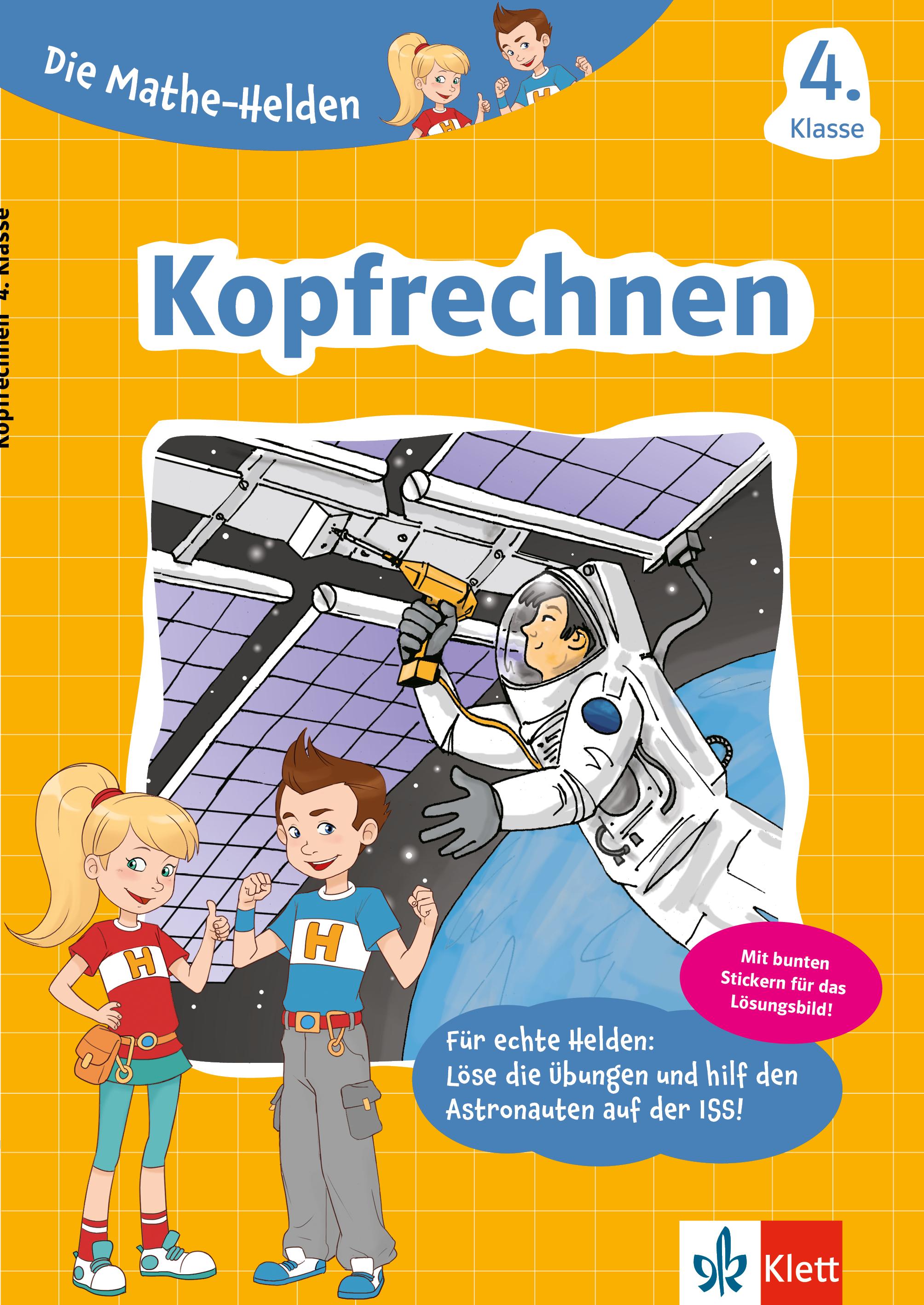 Vorderes Coverbild Die Mathe-Helden: Kopfrechnen 4. Klasse