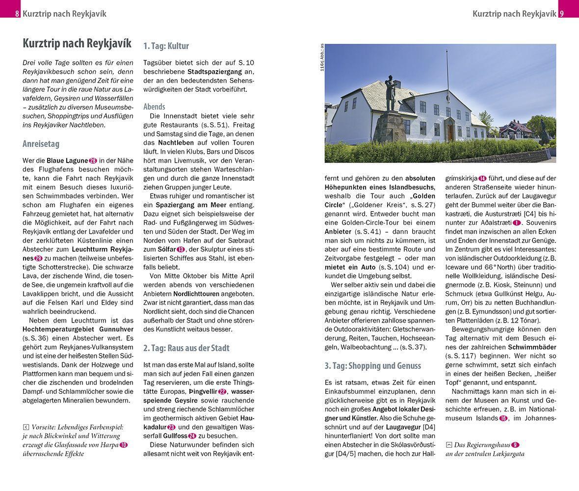 Beispielinhalt (Bild) Reise Know-How CityTrip Reykjavík
