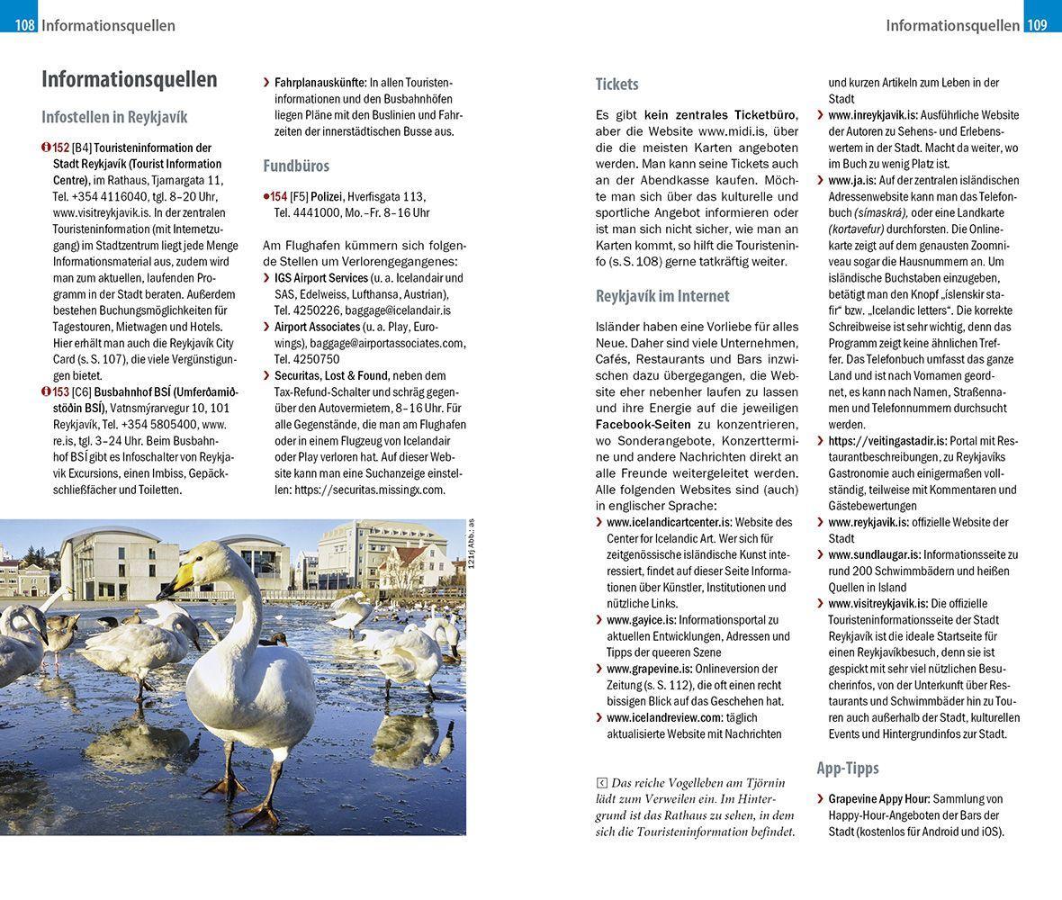 Beispielinhalt (Bild) Reise Know-How CityTrip Reykjavík
