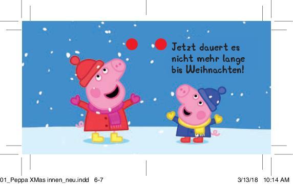 Beispielinhalt (Bild) Peppa Pig Adventskalender