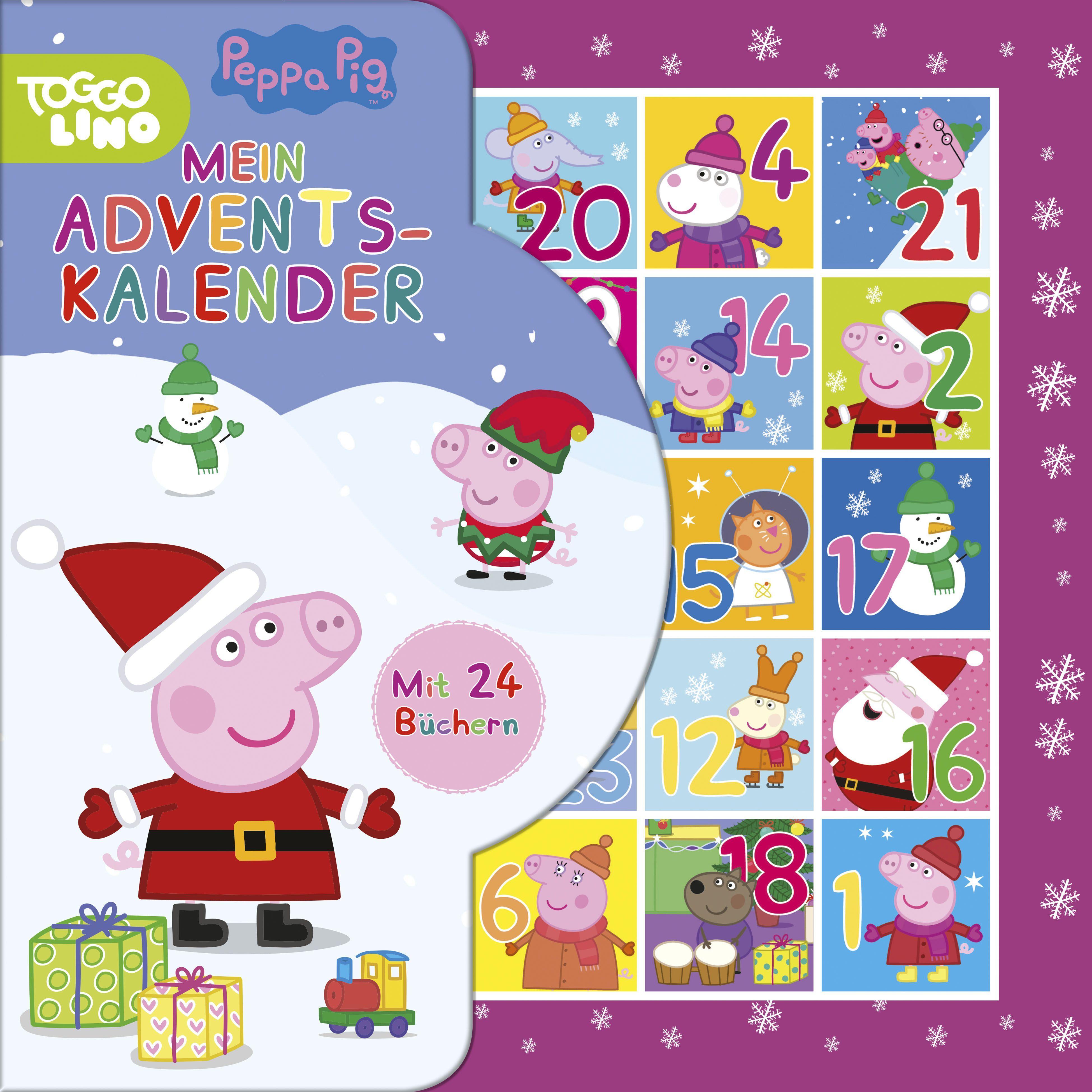 Vorderes Coverbild Peppa Pig Adventskalender