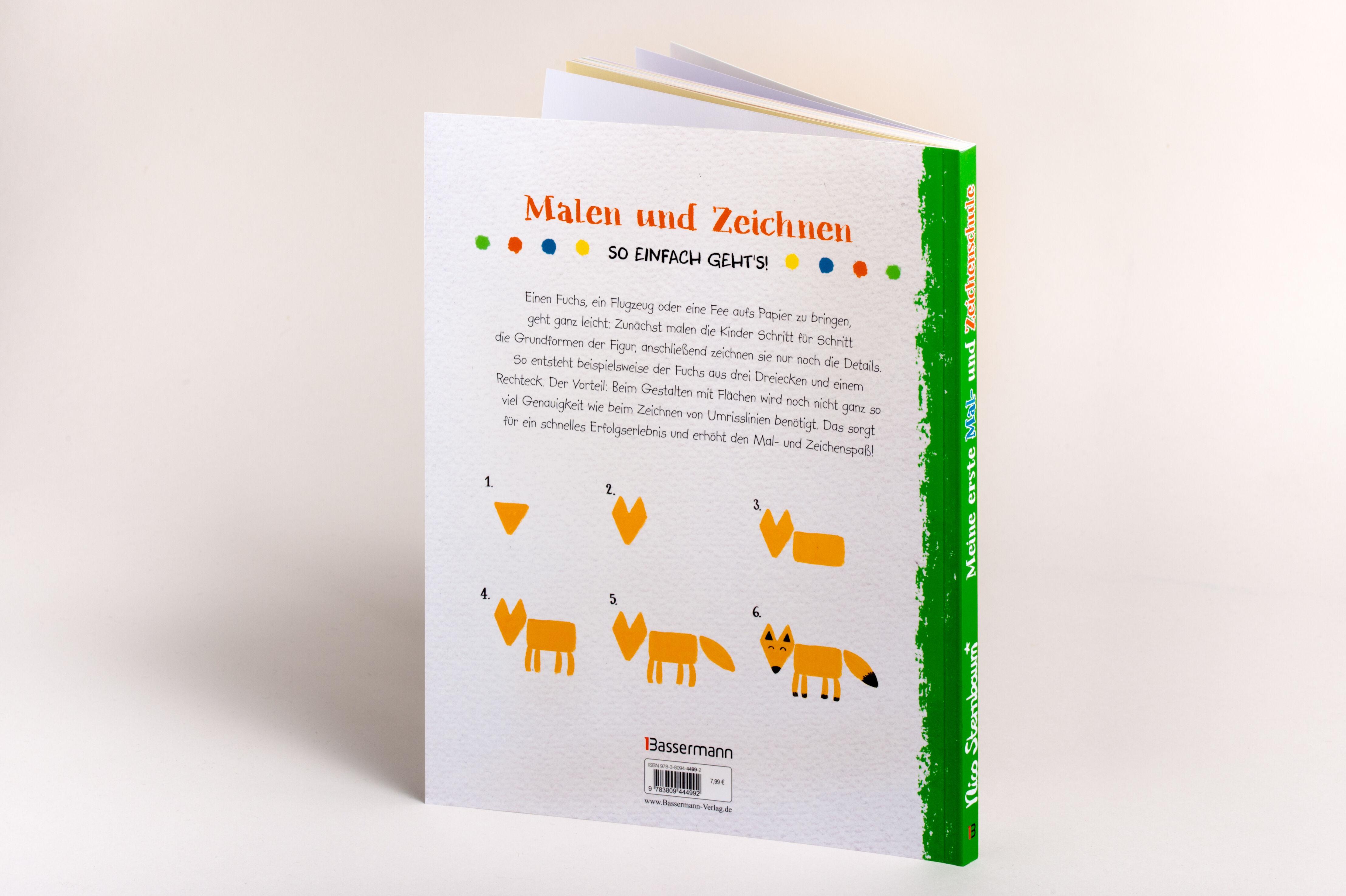 Beispielinhalt (Bild) Meine erste Mal- und Zeichenschule. Ab 4 Jahren