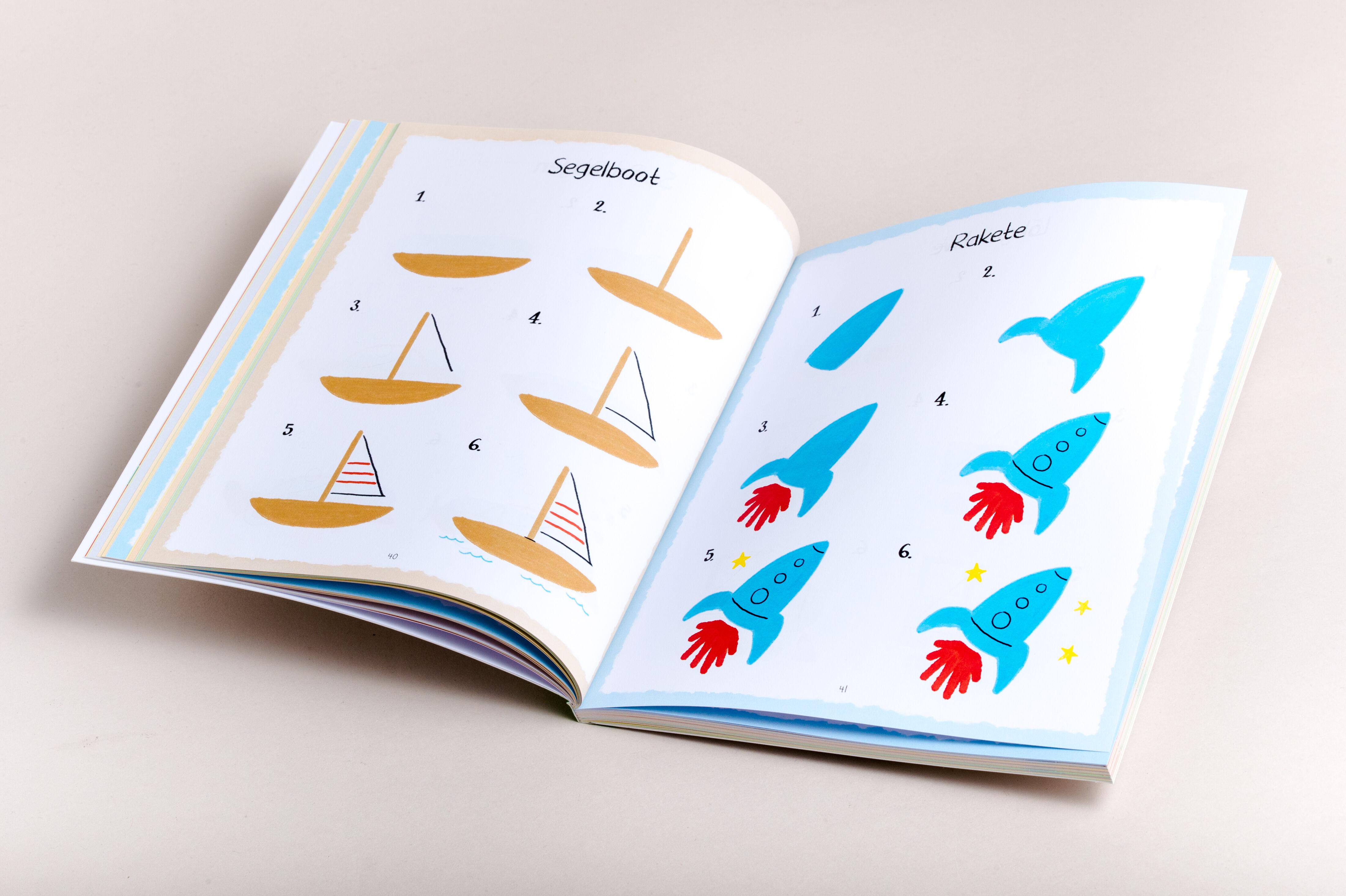 Beispielinhalt (Bild) Meine erste Mal- und Zeichenschule. Ab 4 Jahren