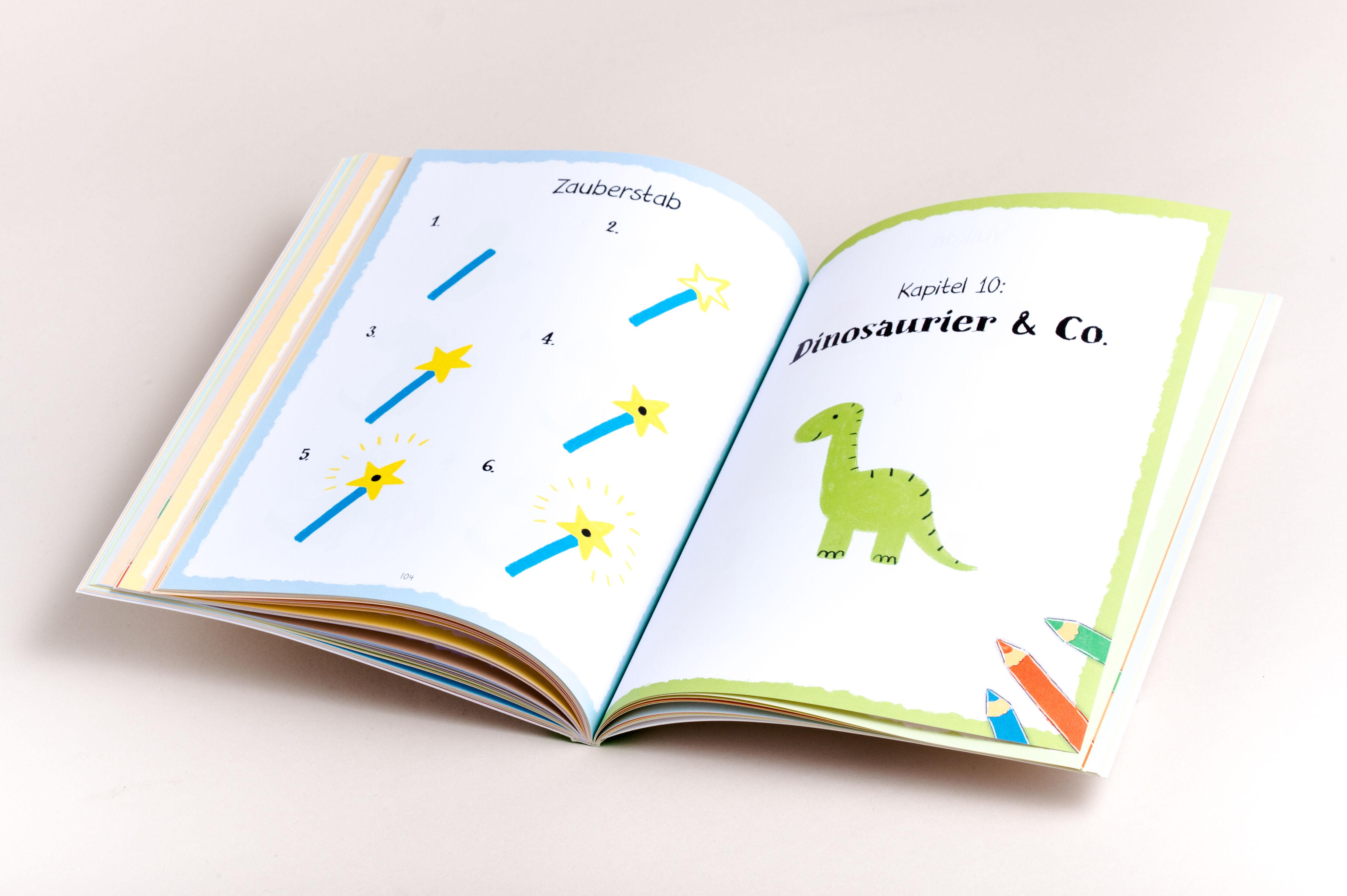 Beispielinhalt (Bild) Meine erste Mal- und Zeichenschule. Ab 4 Jahren