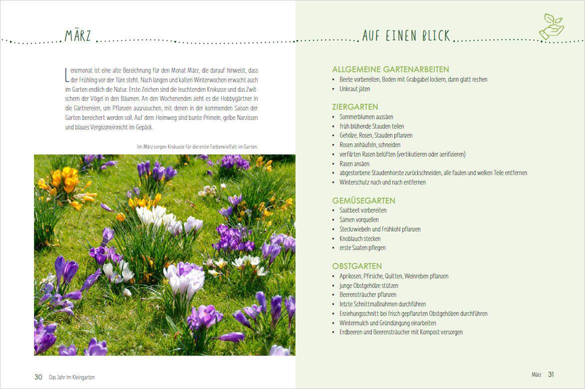 Beispielinhalt (Bild) Mein Jahr im Kleingarten. Schrebergarten für Anfänger