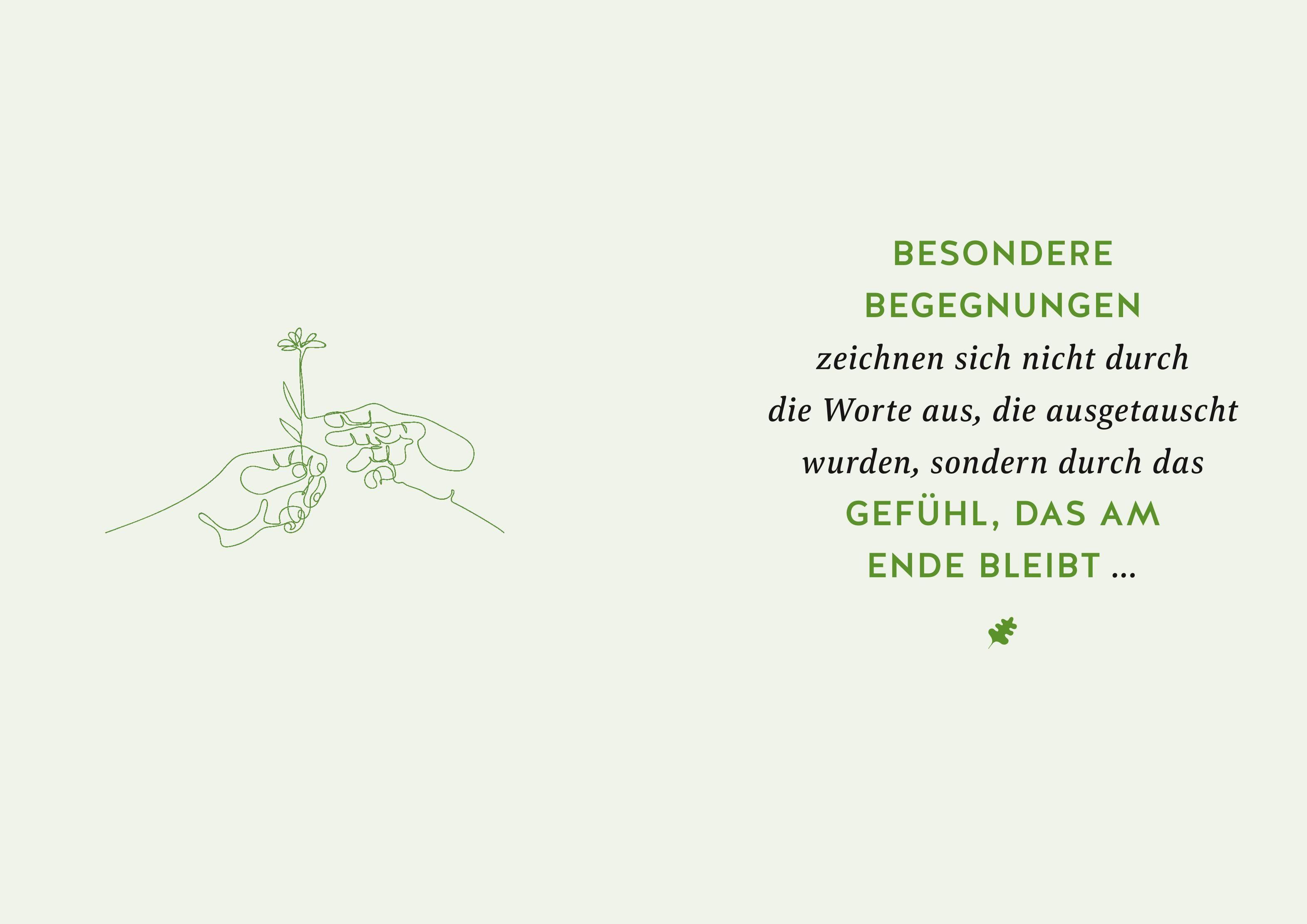 Beispielinhalt (Bild) Spaziergang zu dir selbst