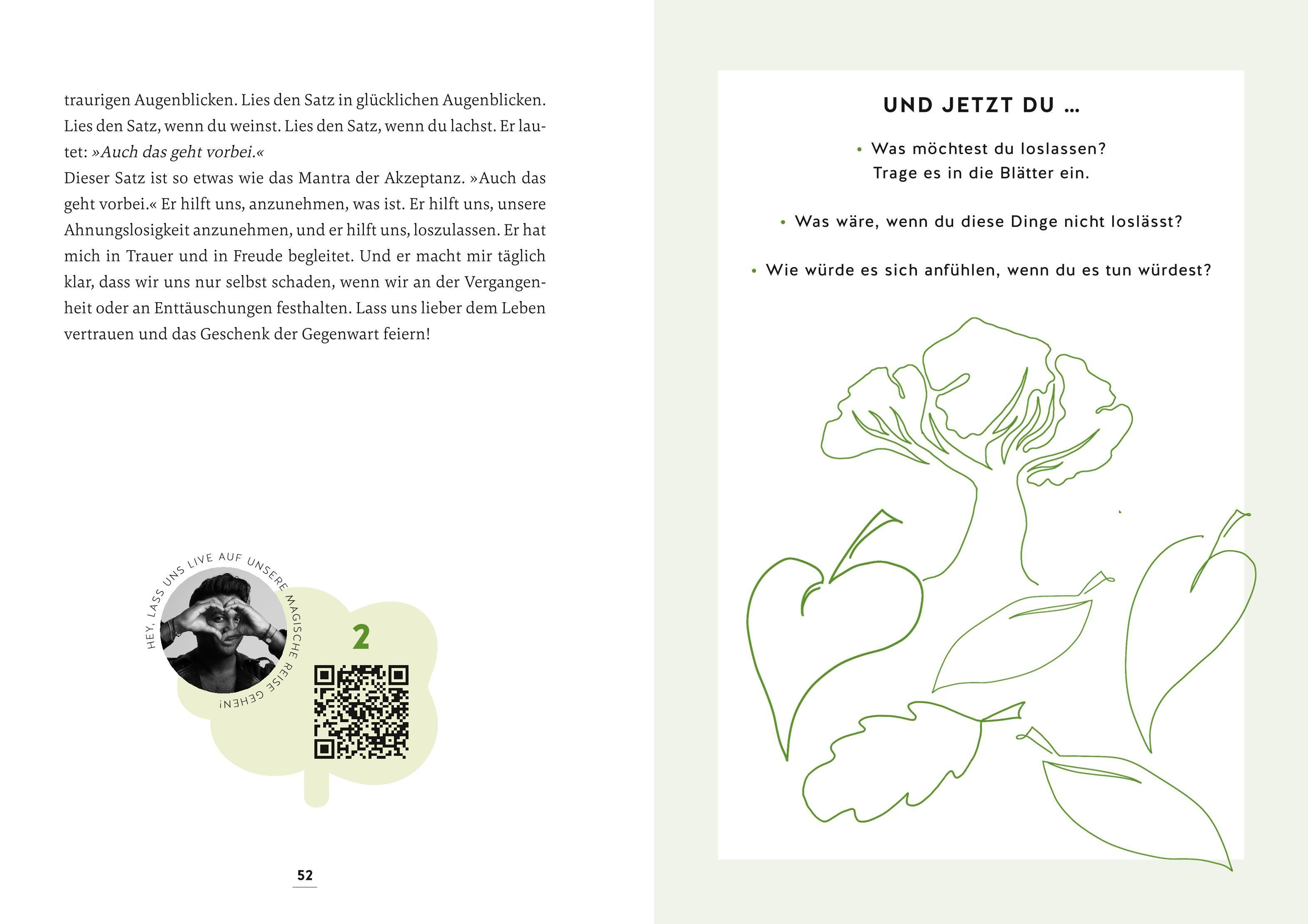 Beispielinhalt (Bild) Spaziergang zu dir selbst