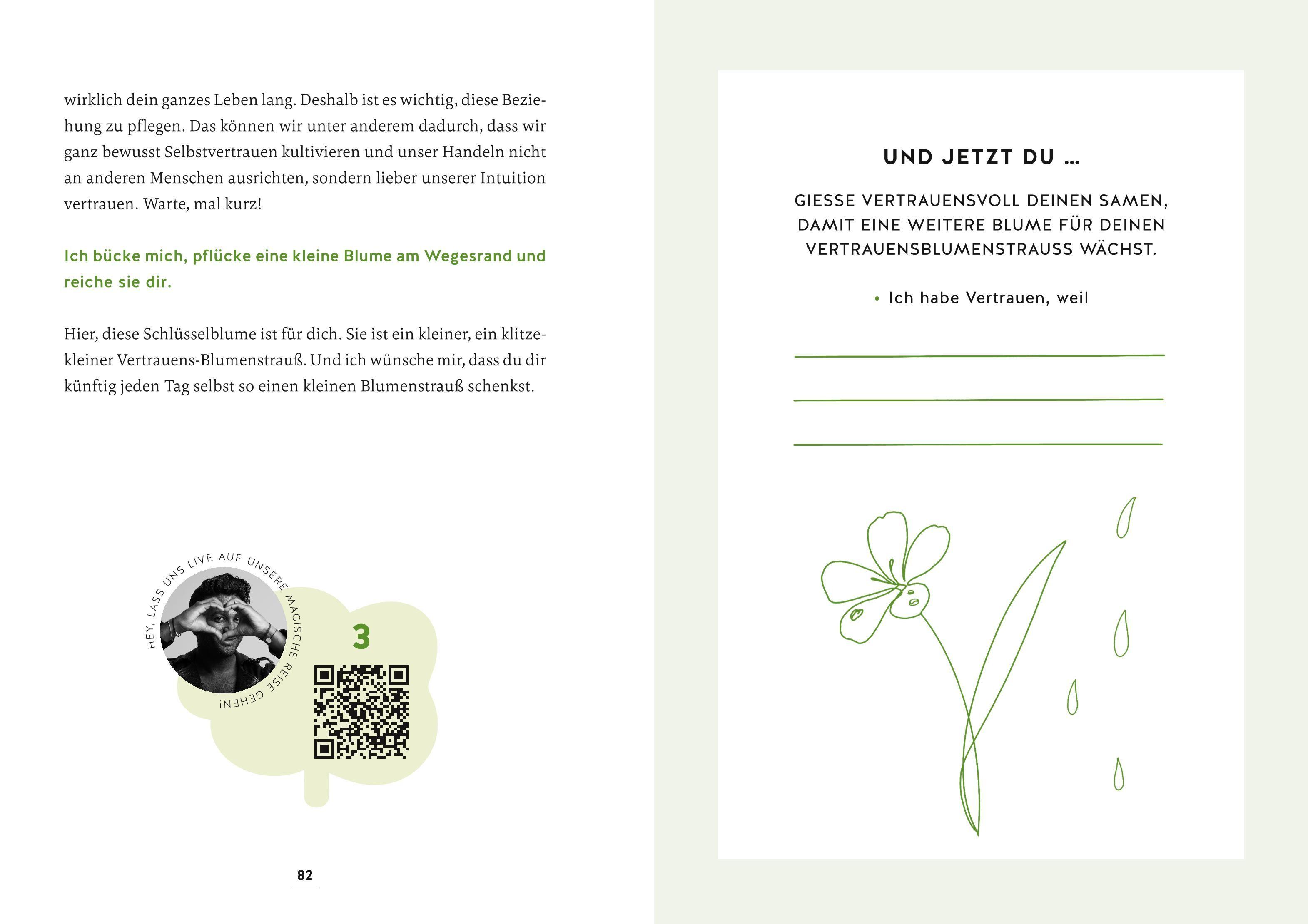 Beispielinhalt (Bild) Spaziergang zu dir selbst