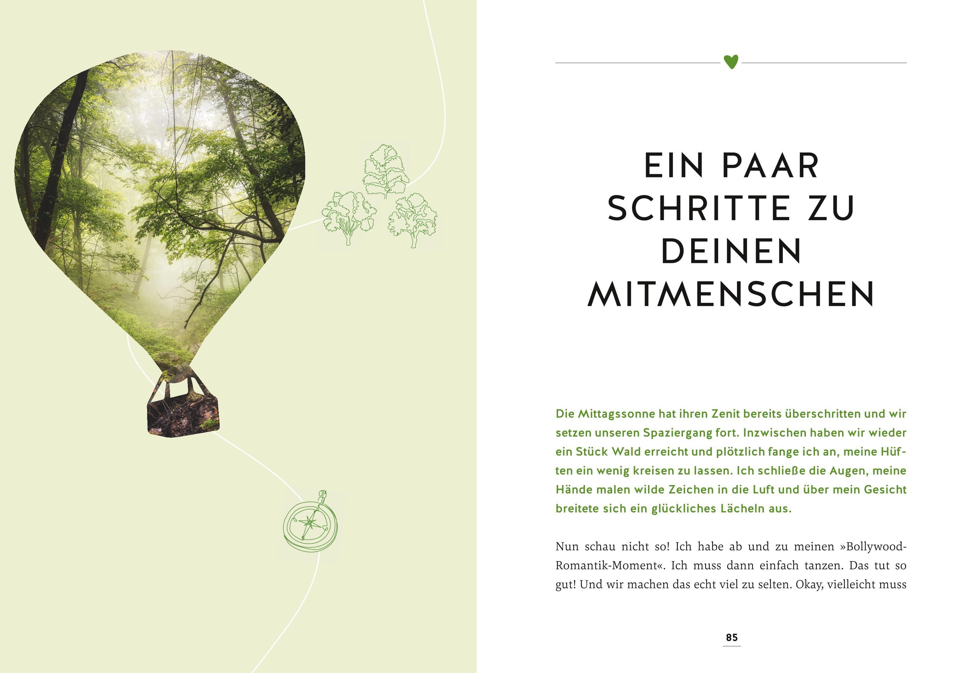 Beispielinhalt (Bild) Spaziergang zu dir selbst