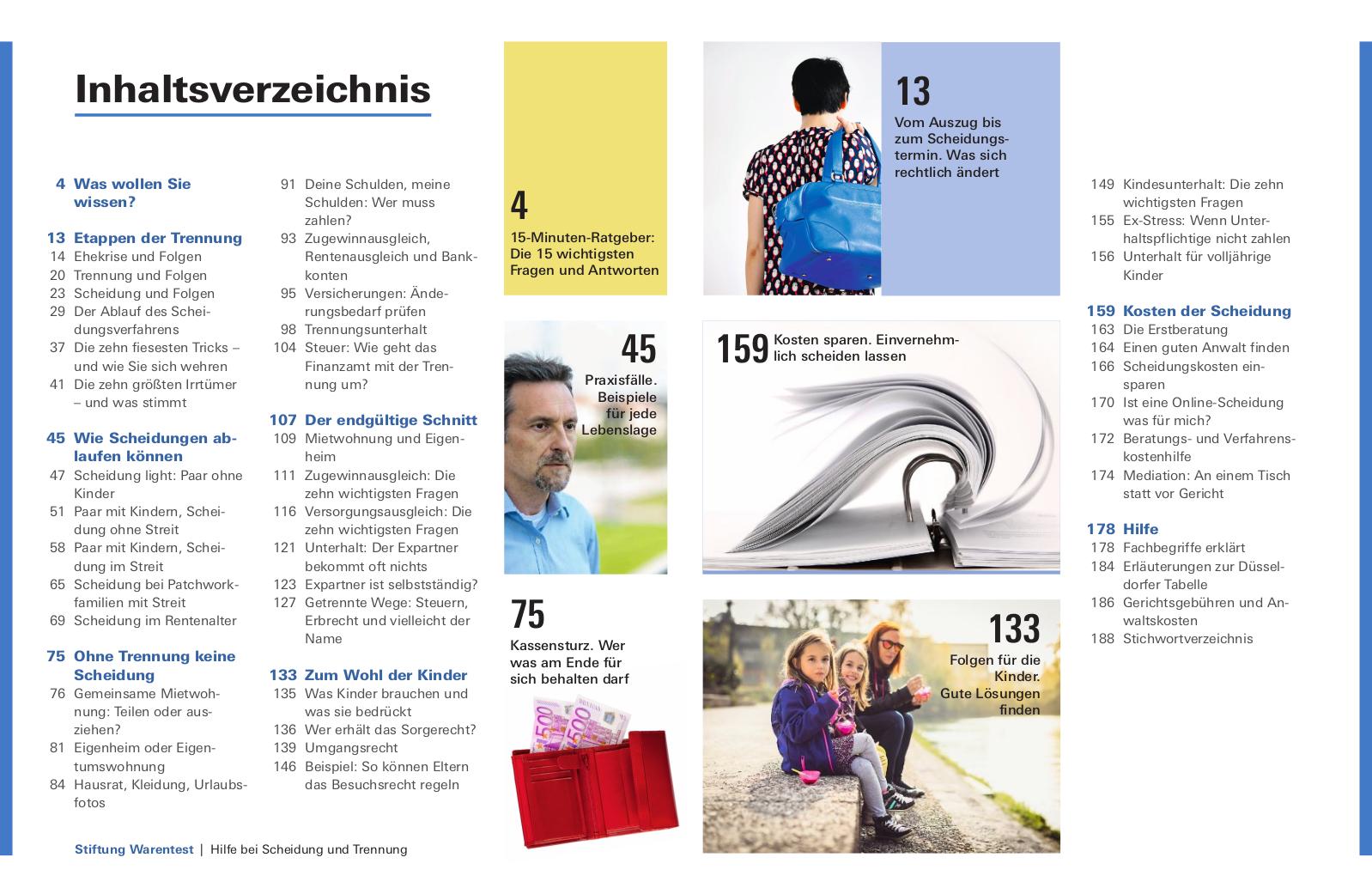 Beispielinhalt (Bild) Hilfe bei Scheidung und Trennung