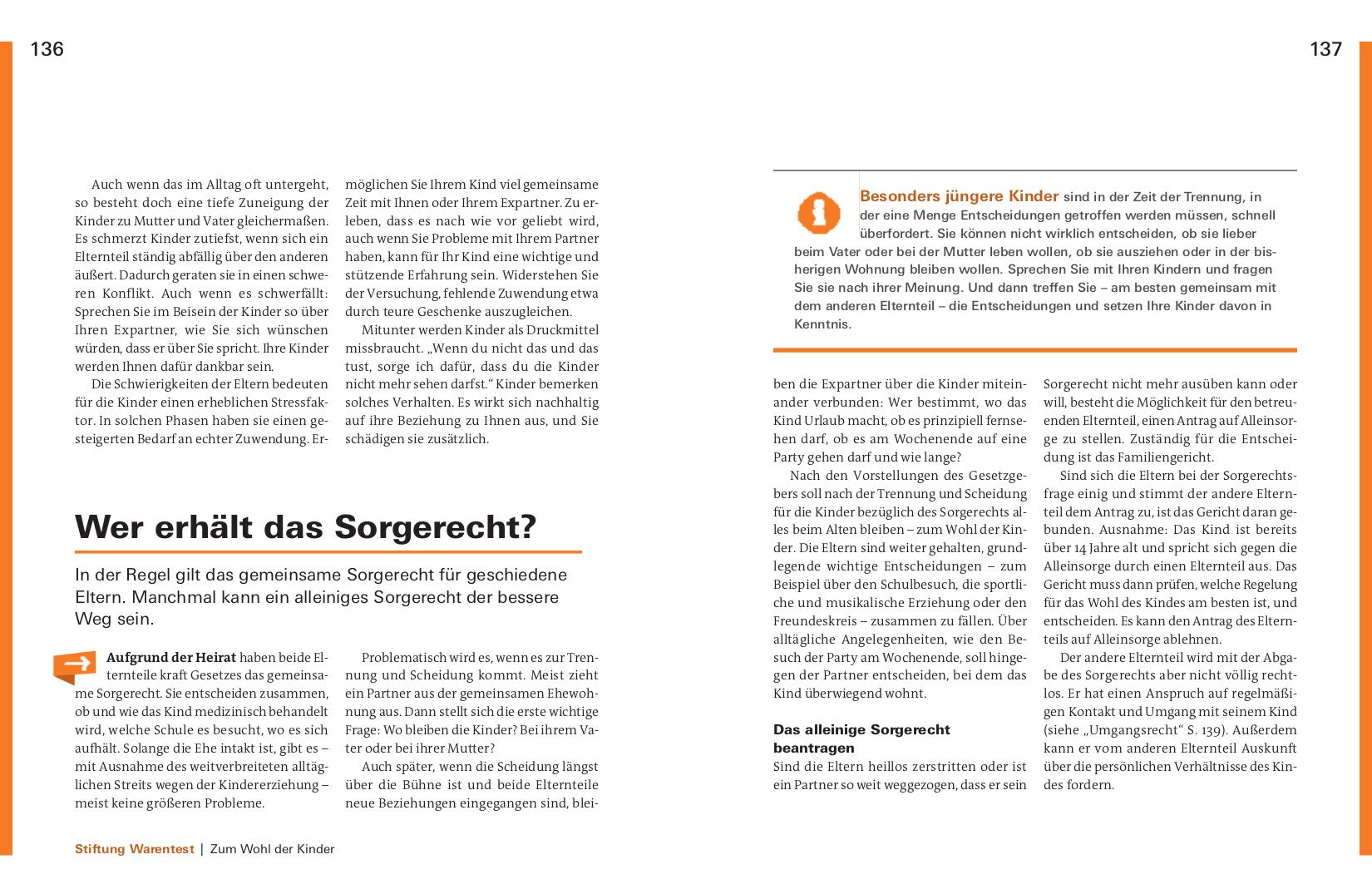 Beispielinhalt (Bild) Hilfe bei Scheidung und Trennung