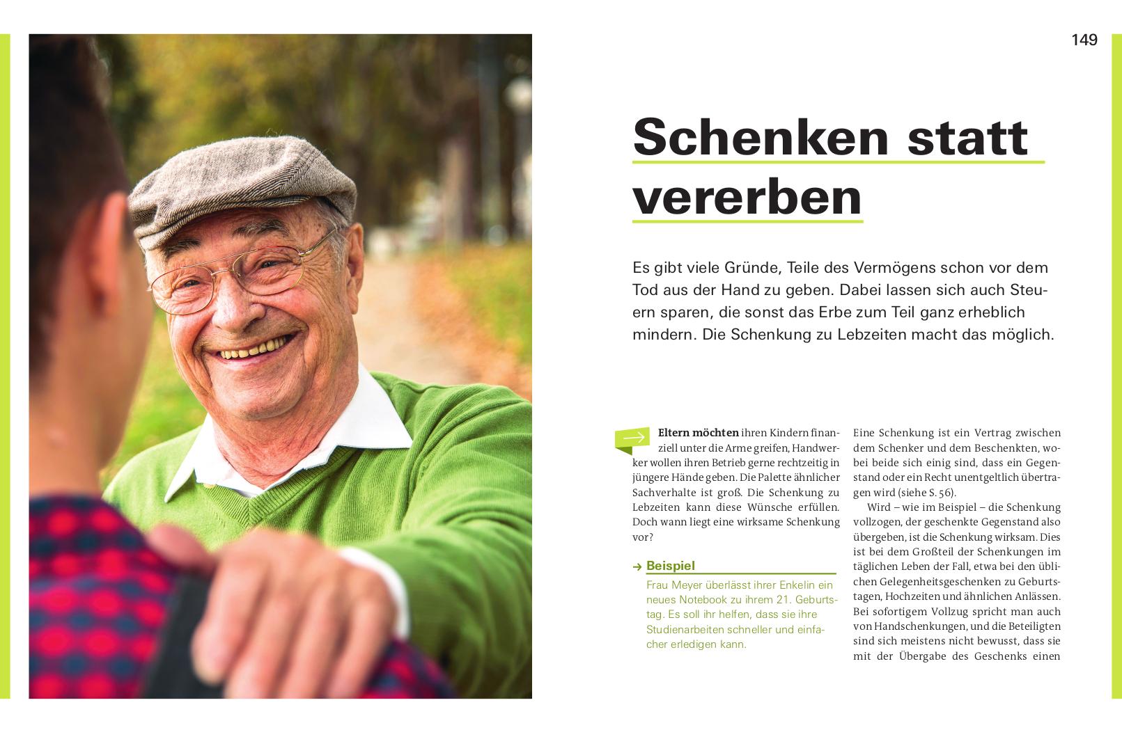 Beispielinhalt (Bild) Vererben und Erben
