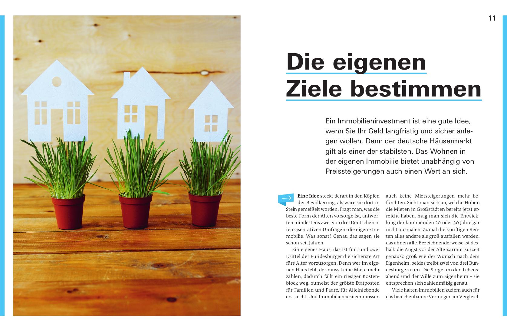 Beispielinhalt (Bild) Immobilien als Altersvorsorge und Kapitalanlage