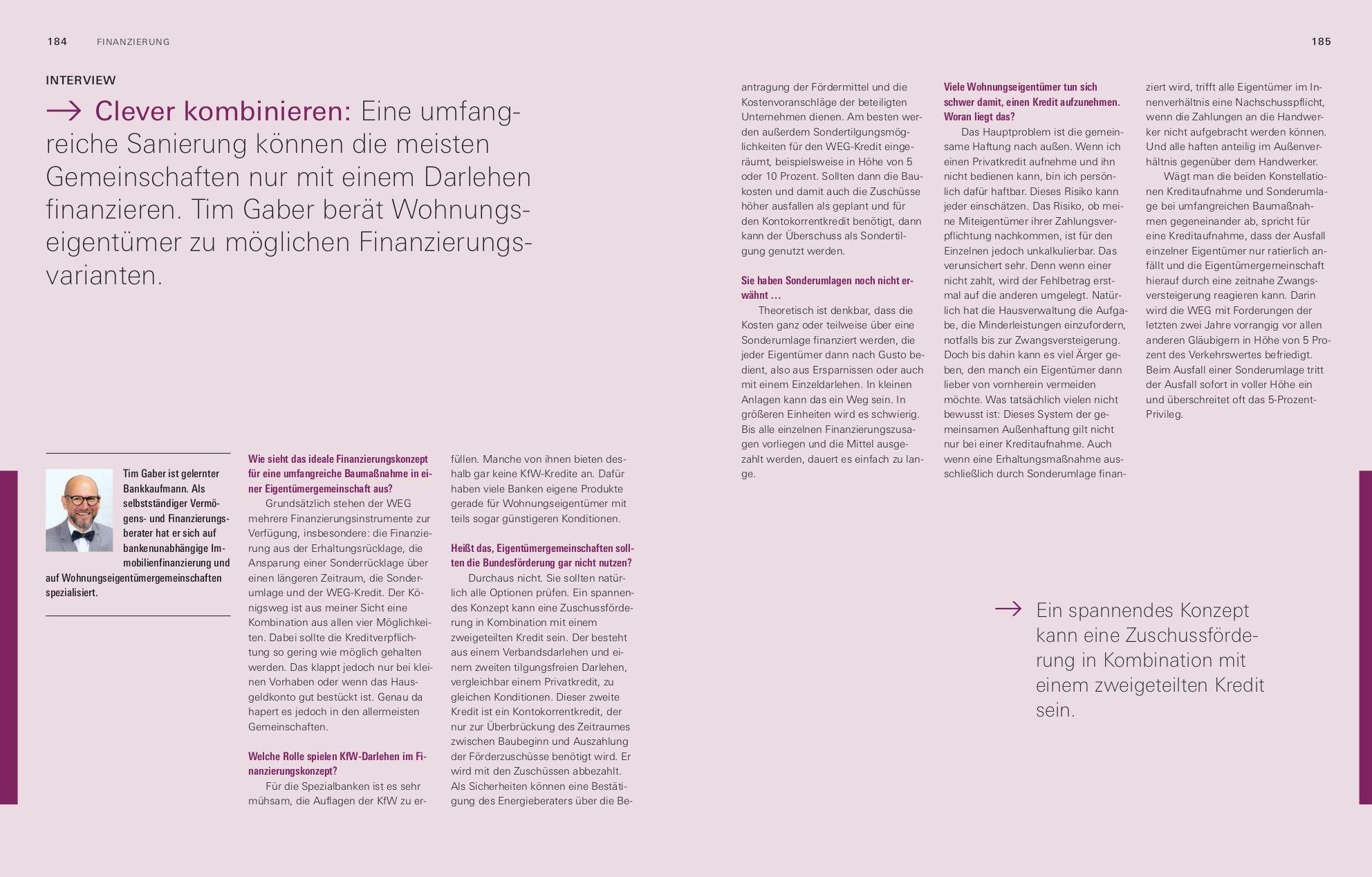 Beispielinhalt (Bild) Energetische Sanierung in der Eigentümergemeinschaft