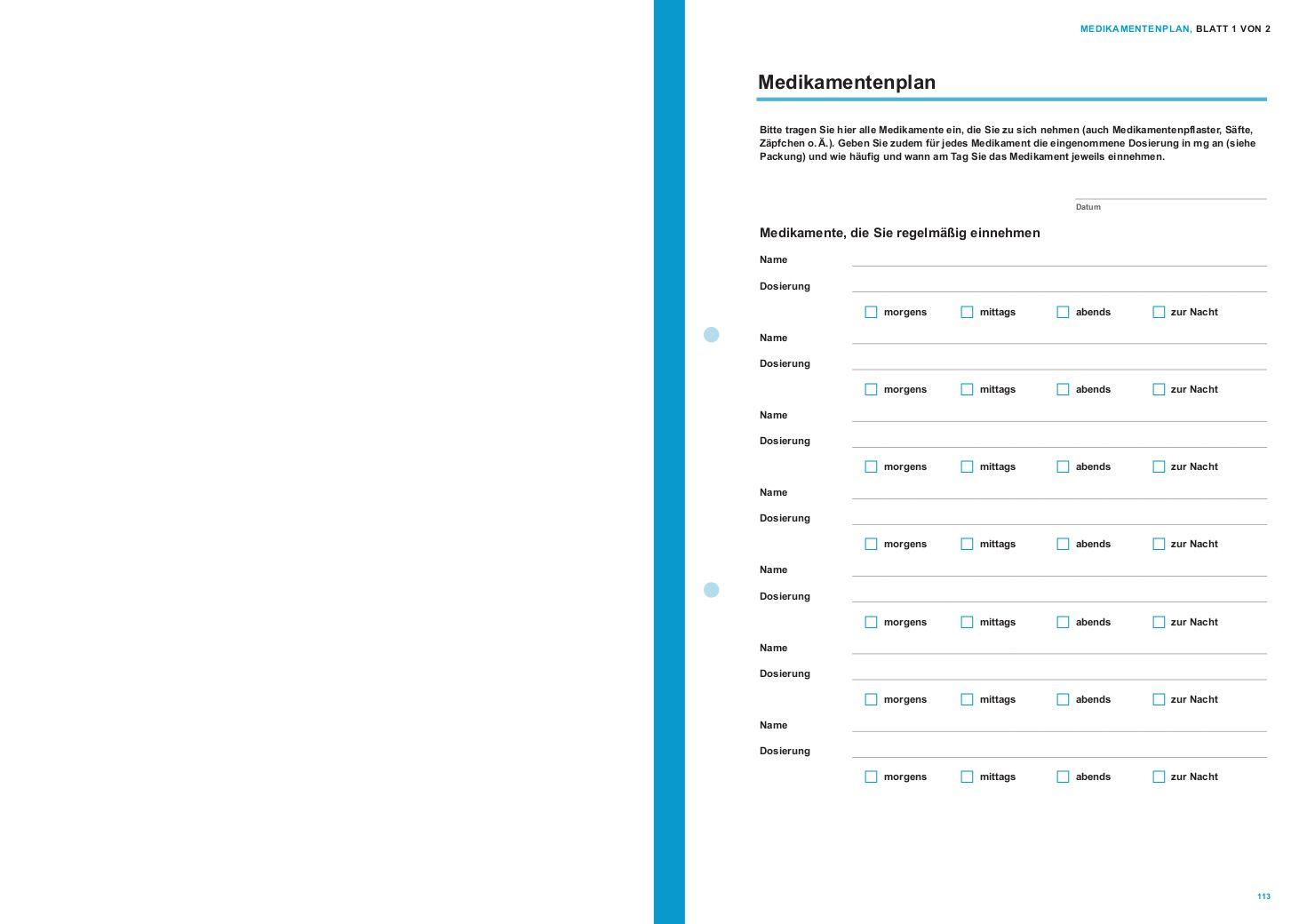 Beispielinhalt (Bild) Das Notfall-Set