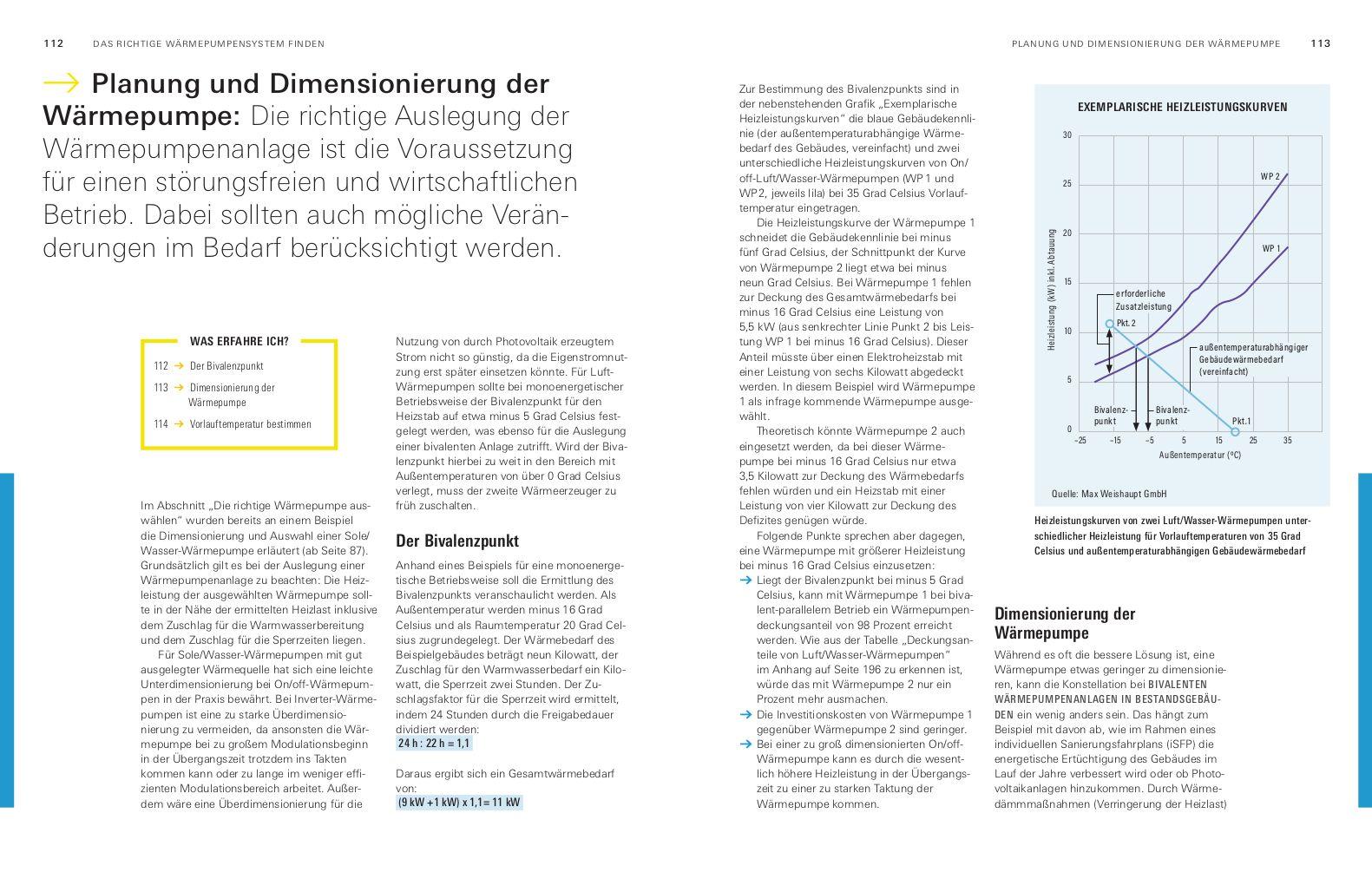 Beispielinhalt (Bild) Wärmepumpen für Heizung und Warmwasser