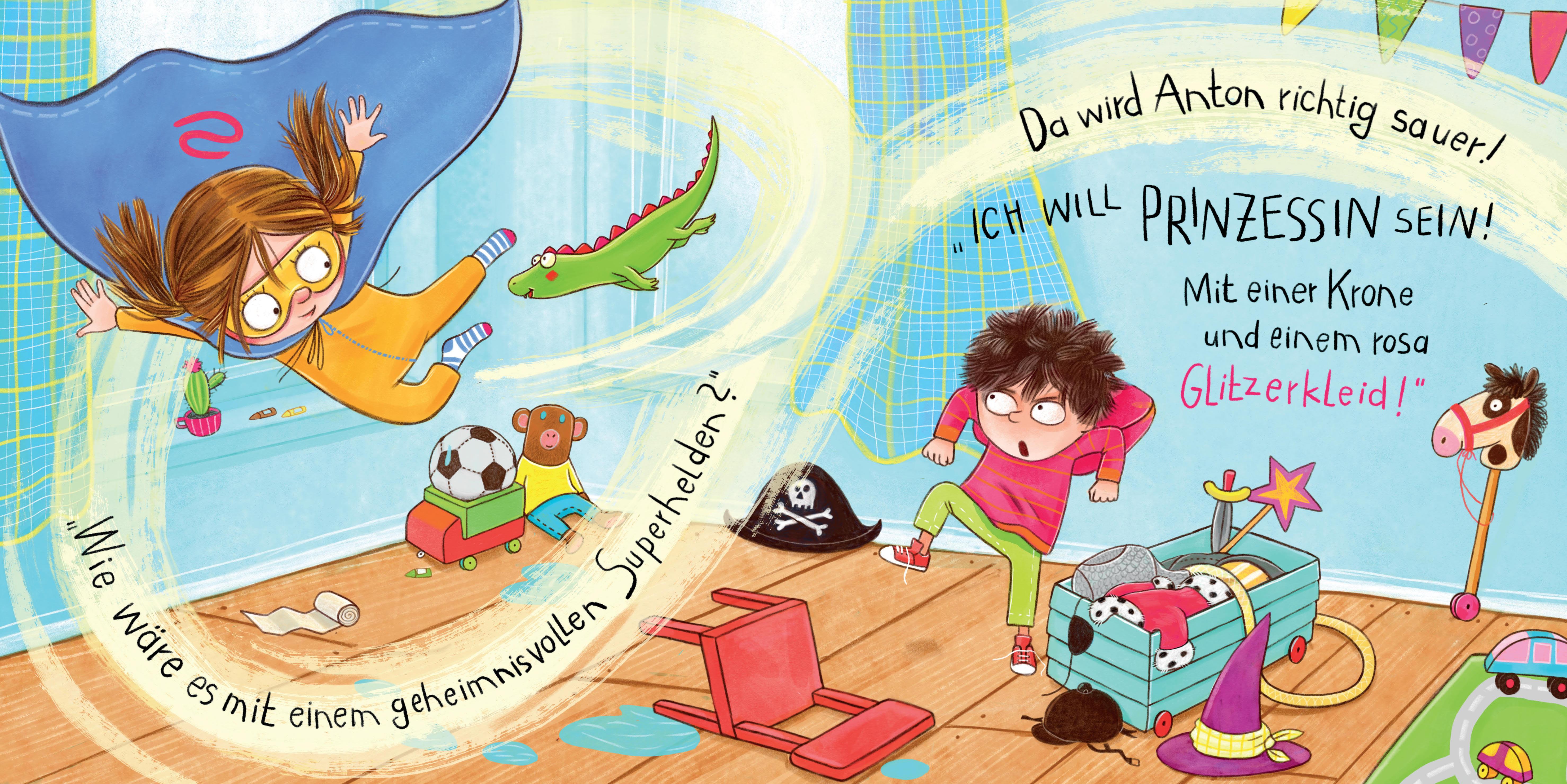 Beispielinhalt (Bild) Anton will Prinzessin sein