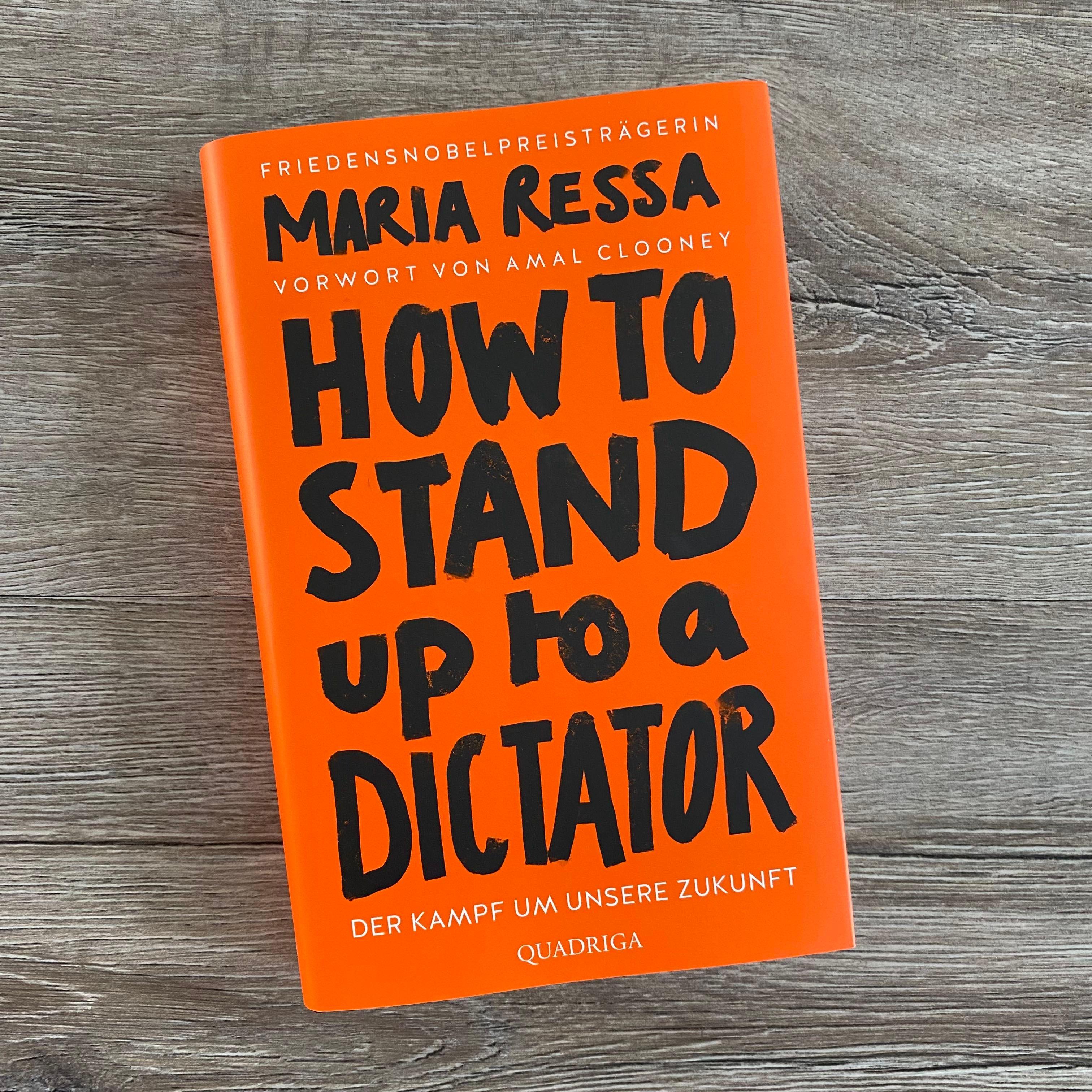 Beispielinhalt (Bild) HOW TO STAND UP TO A DICTATOR - Deutsche Ausgabe
