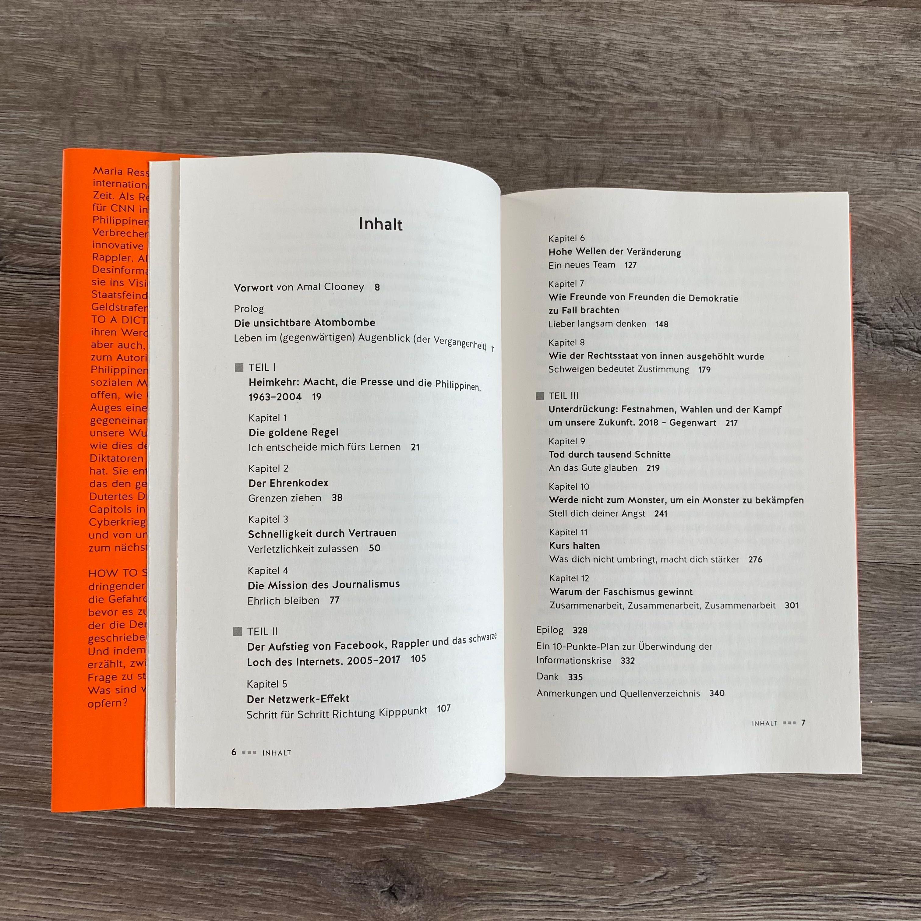 Beispielinhalt (Bild) HOW TO STAND UP TO A DICTATOR - Deutsche Ausgabe