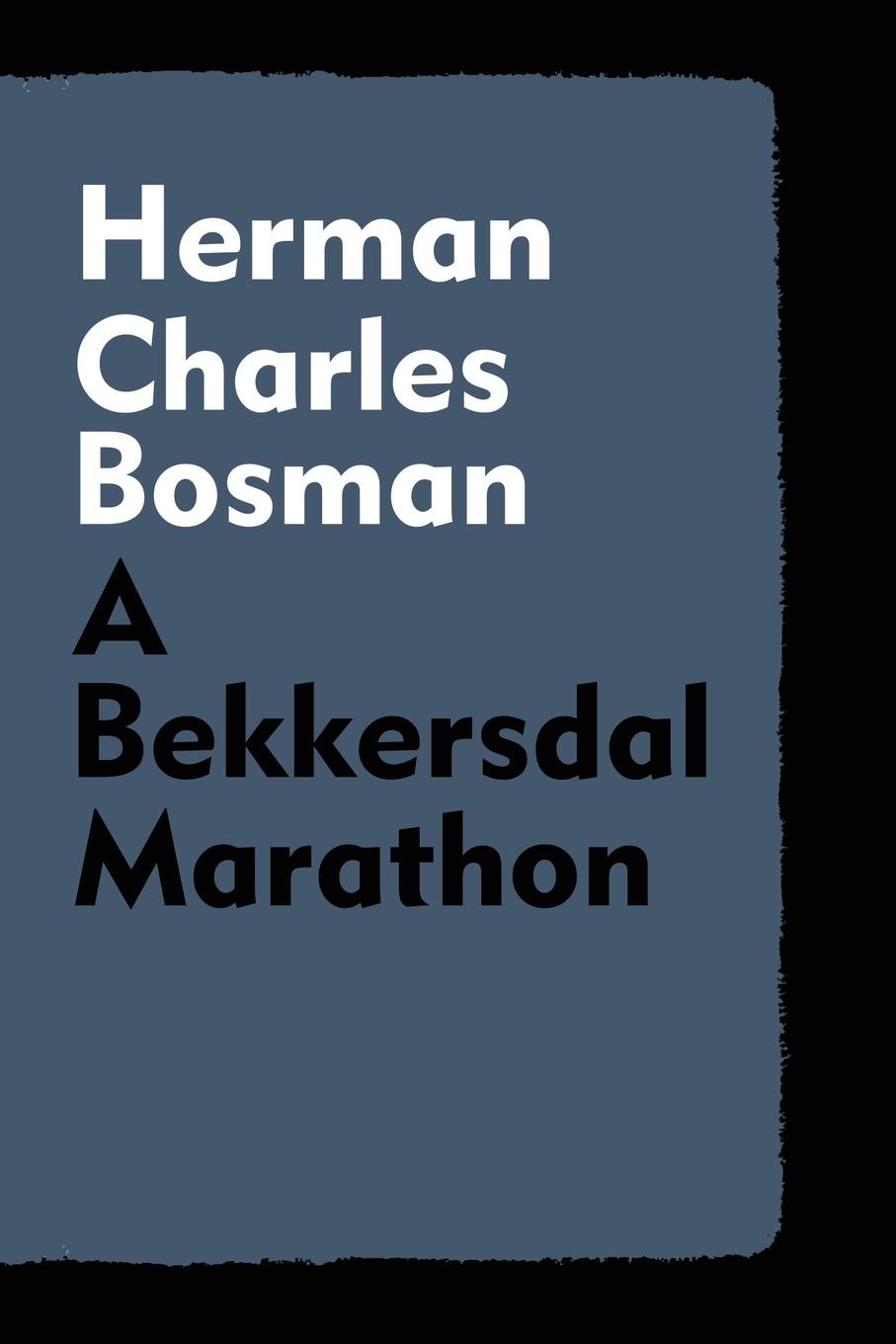 Vorderes Coverbild A Bekkersdal Marathon