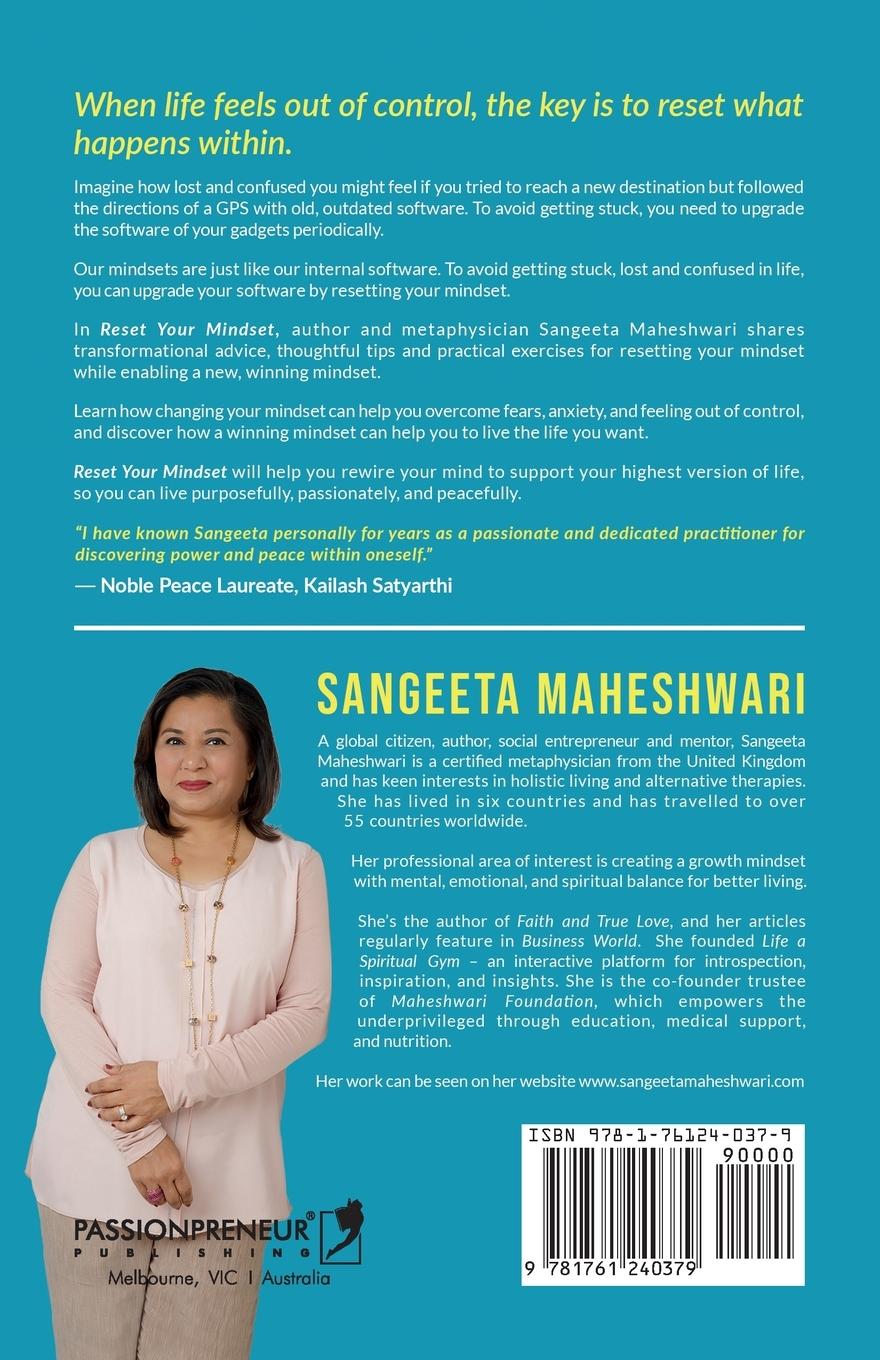 Rückseitencover Reset Your Mindset