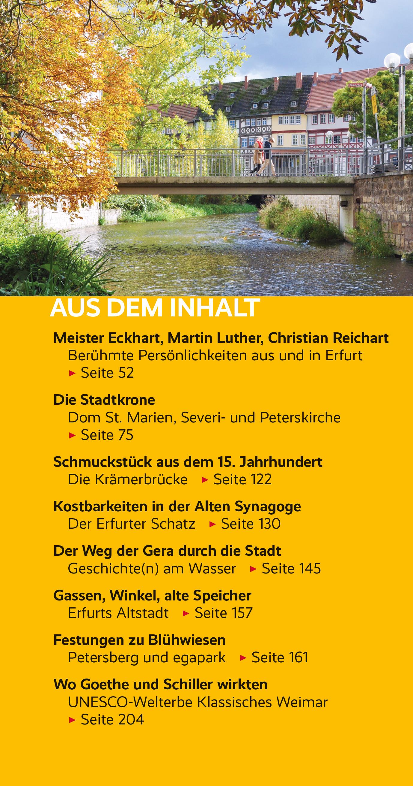 Beispielinhalt (Bild) TRESCHER Reiseführer Erfurt