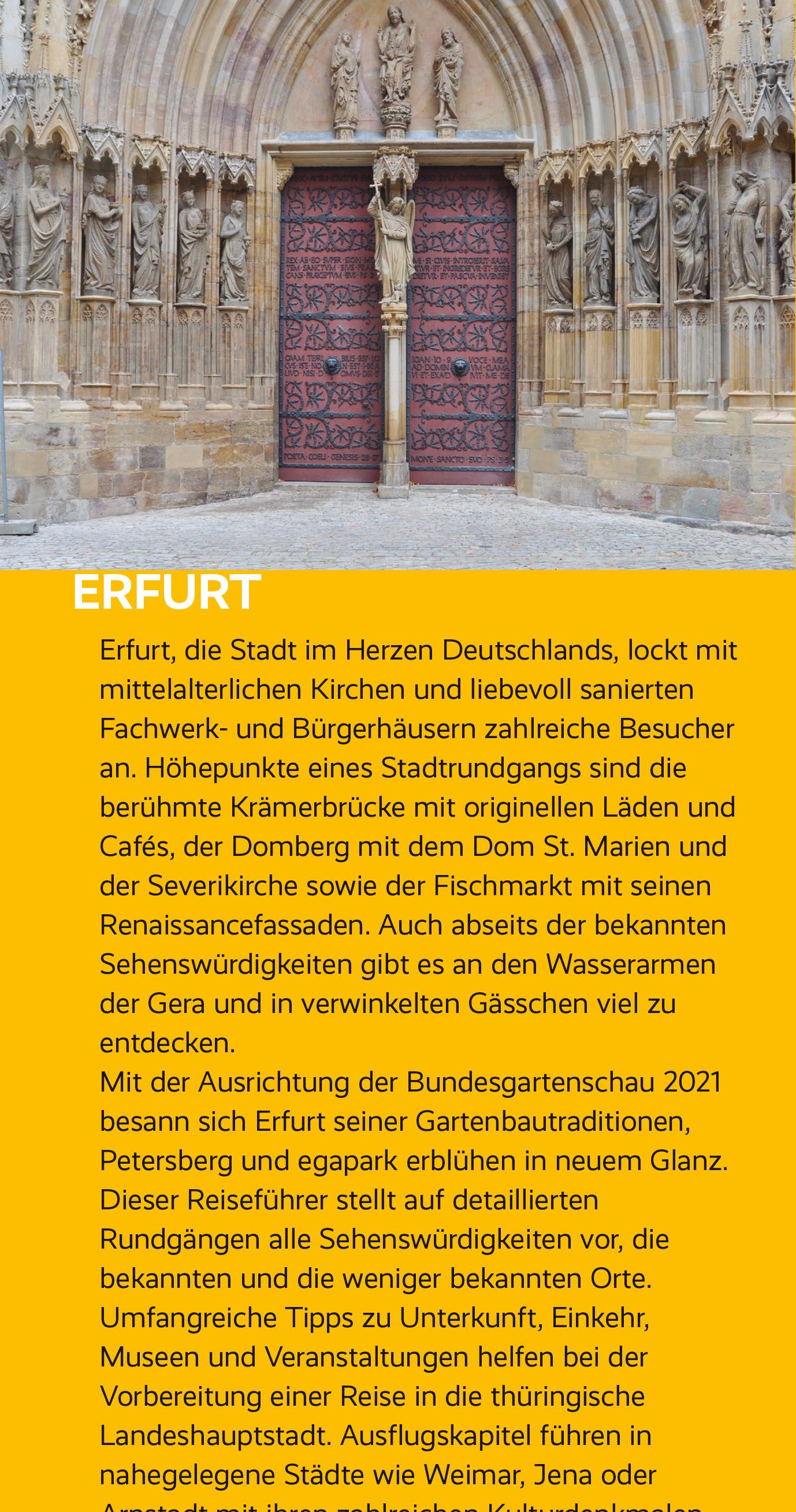 Beispielinhalt (Bild) TRESCHER Reiseführer Erfurt