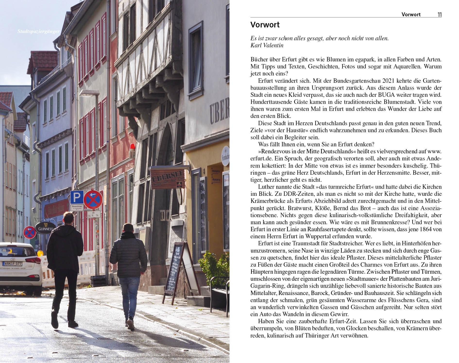 Beispielinhalt (Bild) TRESCHER Reiseführer Erfurt