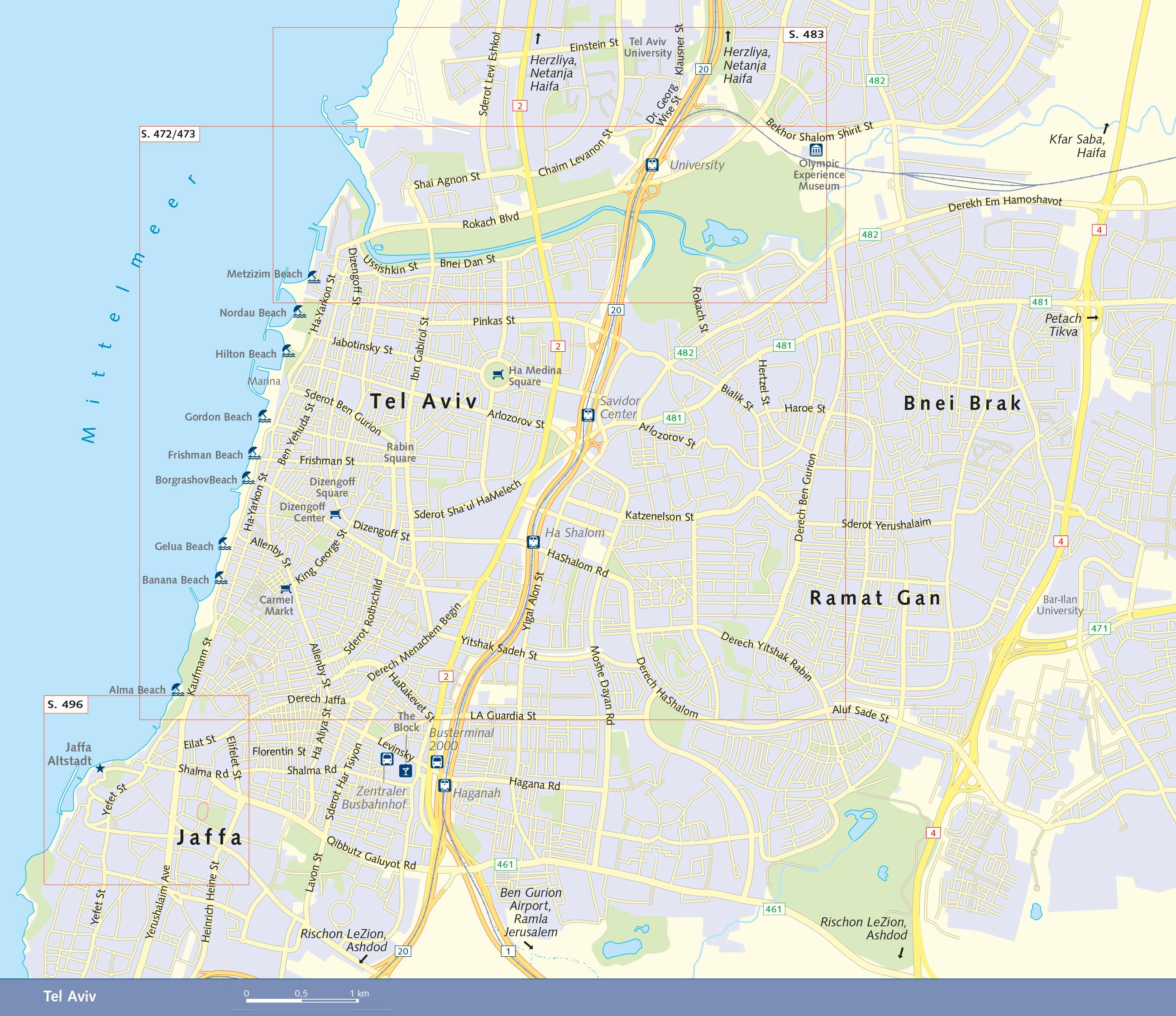 Beispielinhalt (Bild) TRESCHER Reiseführer Israel und Palästina