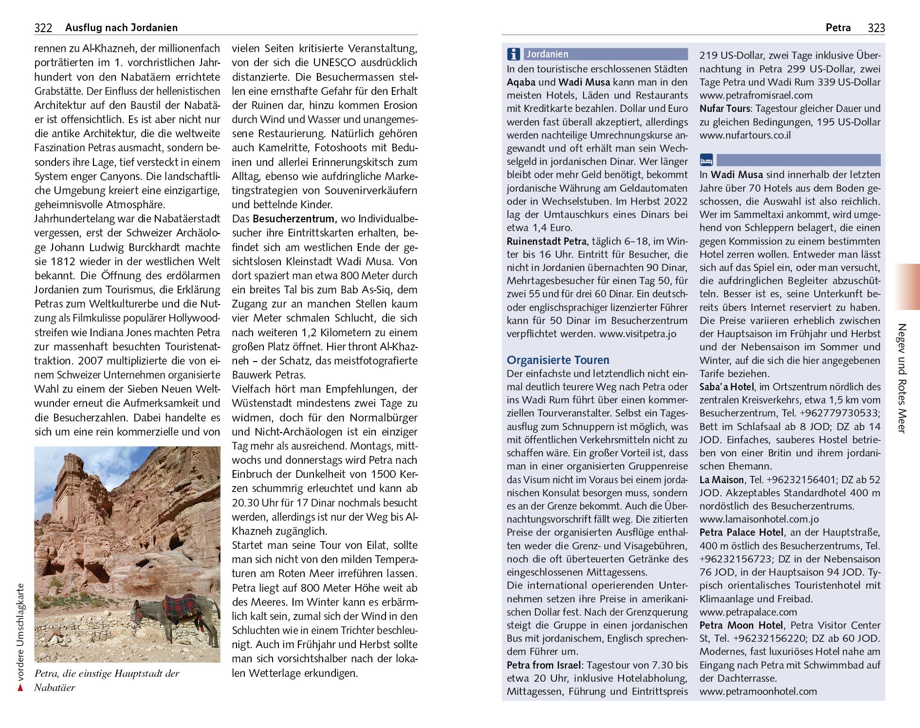 Beispielinhalt (Bild) TRESCHER Reiseführer Israel und Palästina