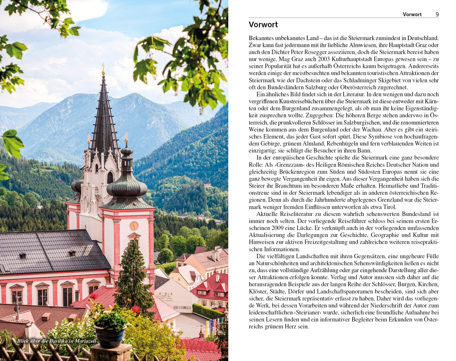 Beispielinhalt (Bild) Reiseführer Steiermark