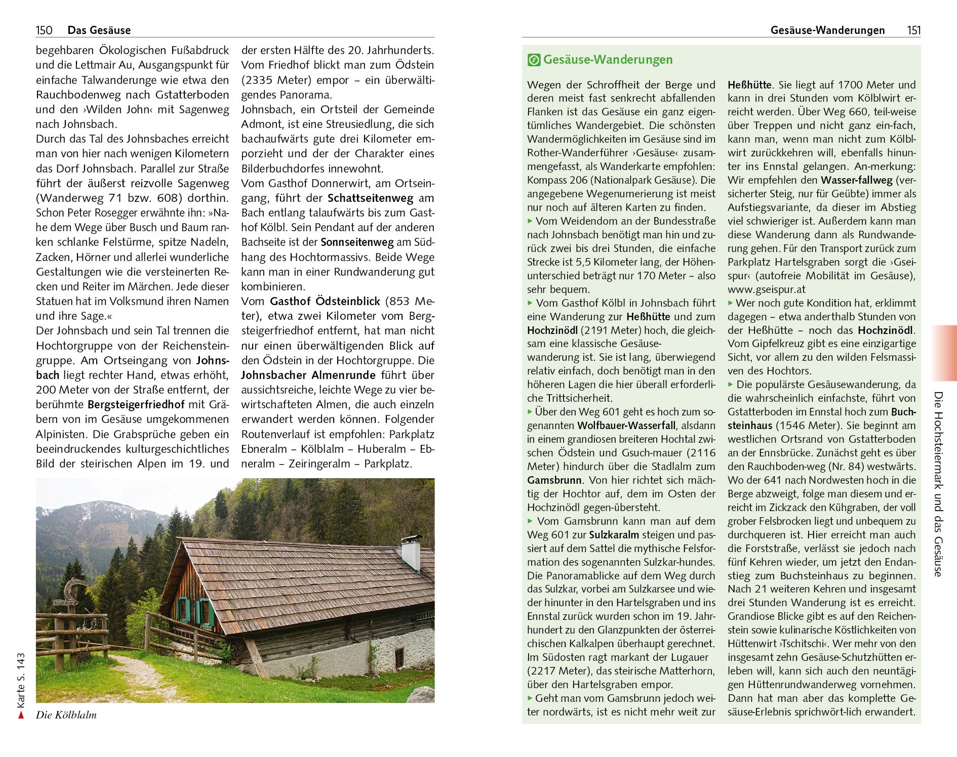 Beispielinhalt (Bild) Reiseführer Steiermark