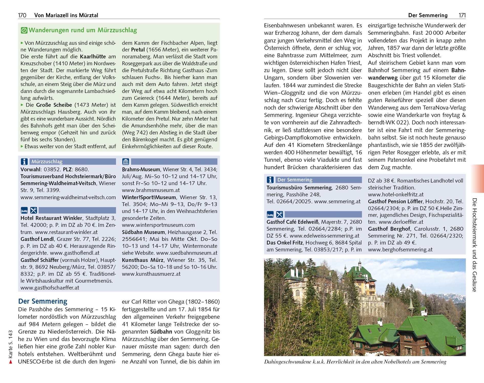 Beispielinhalt (Bild) Reiseführer Steiermark