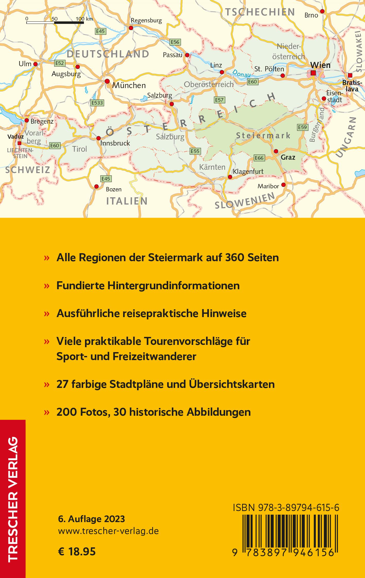 Rückseitencover Reiseführer Steiermark