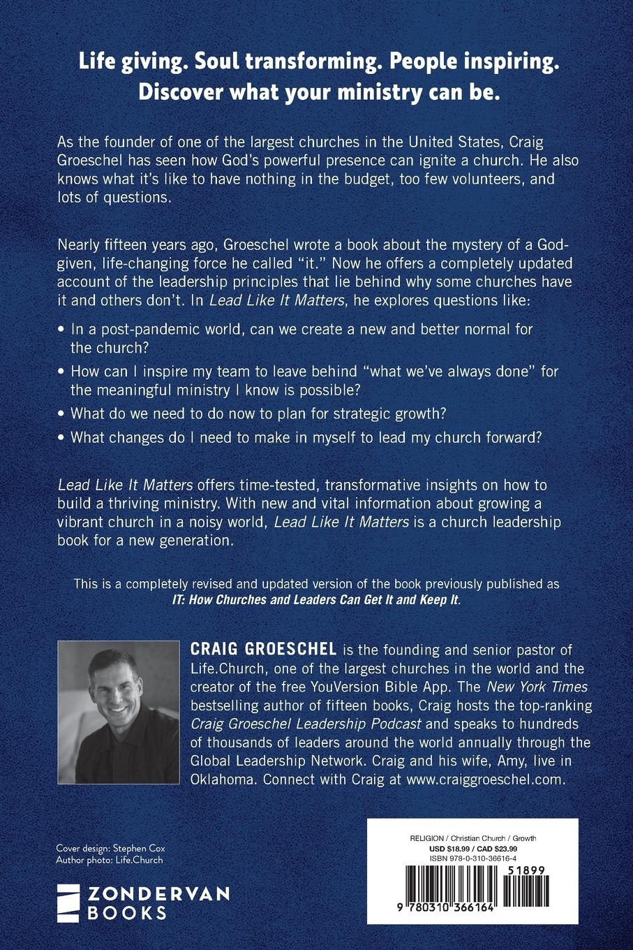 Rückseitencover An Lead Like It Matters