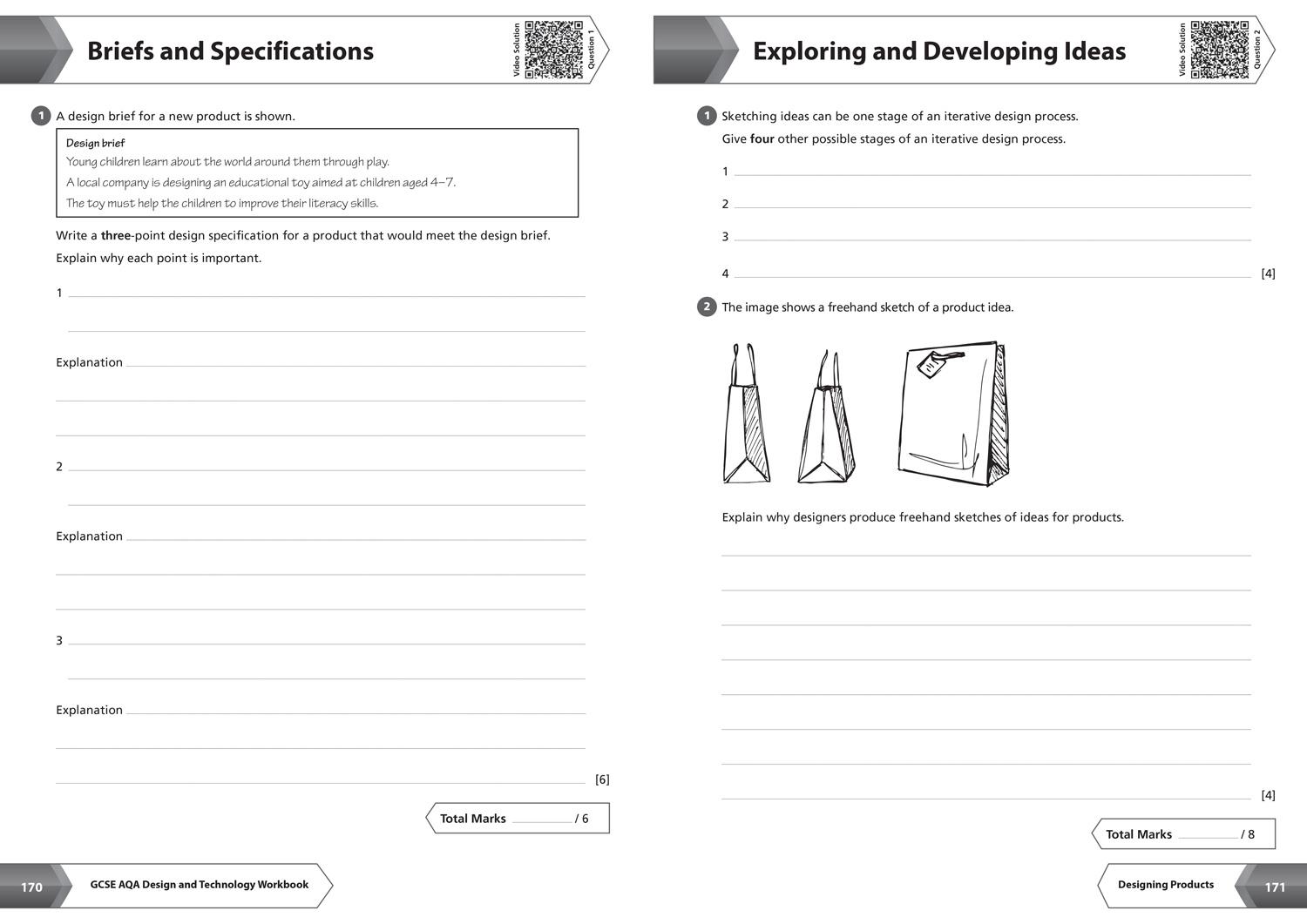 Beispielinhalt (Bild) AQA GCSE 9-1 Design & Technology Complete Revision & Practice