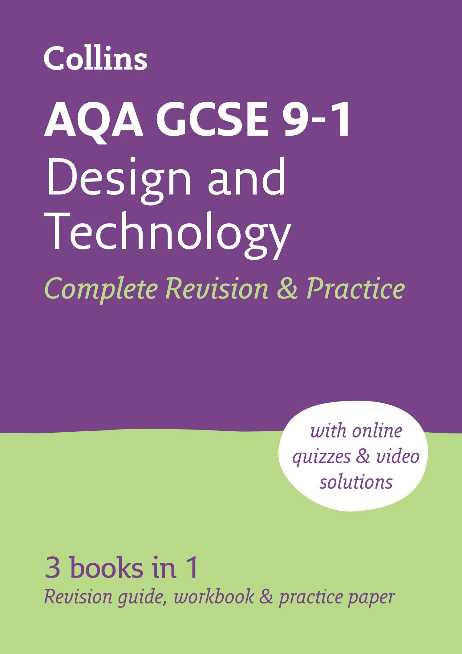 Vorderes Coverbild AQA GCSE 9-1 Design & Technology Complete Revision & Practice