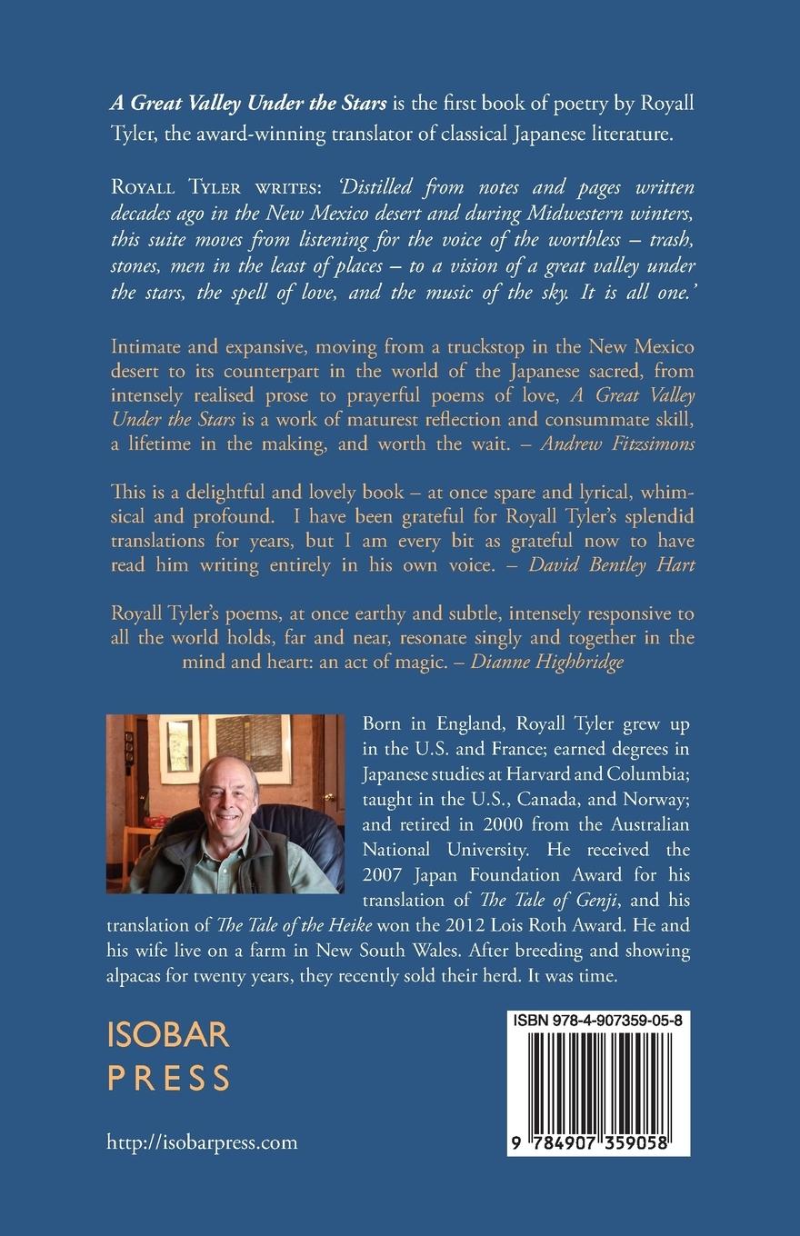 Rückseitencover A Great Valley Under the Stars