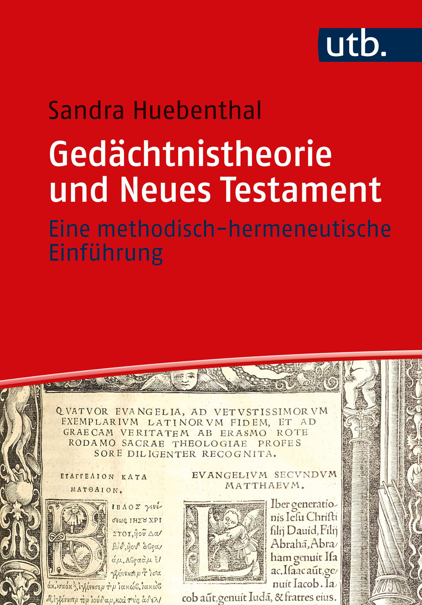Vorderes Coverbild Gedächtnistheorie und Neues Testament