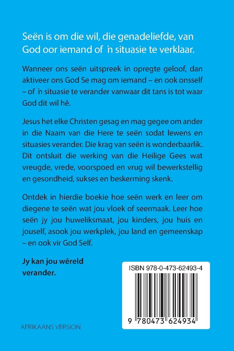 Rückseitencover Die Wonderbaarlike Krag van Seën