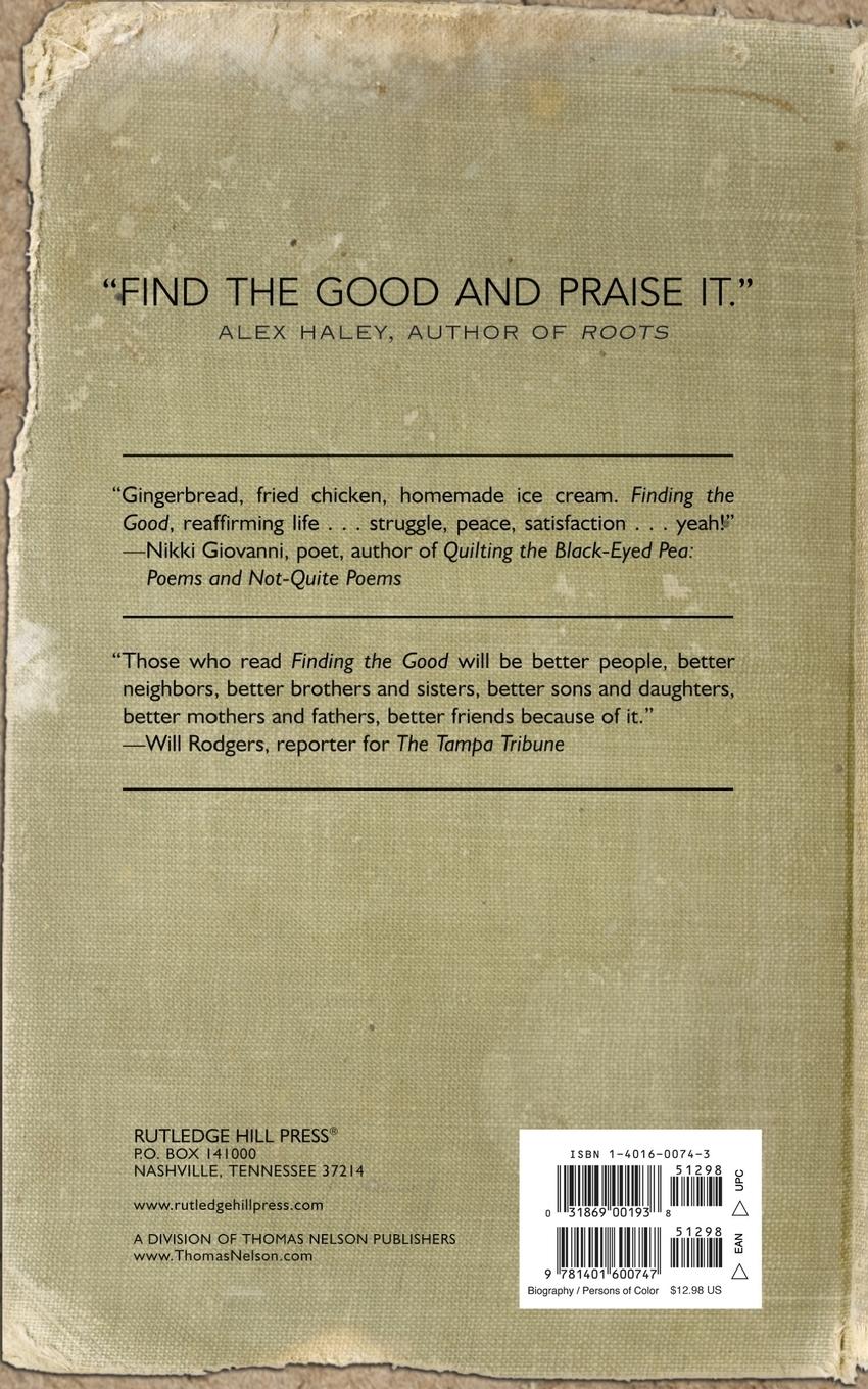 Rückseitencover Finding the Good