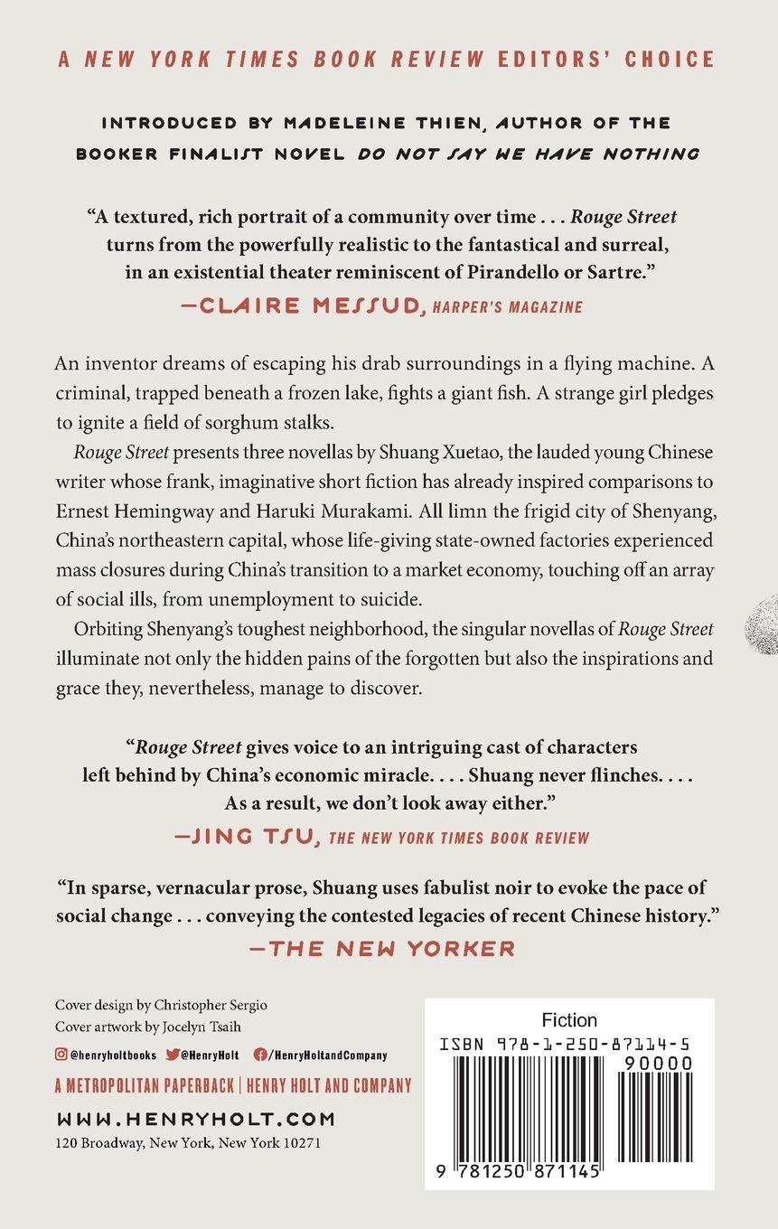 Rückseitencover Rouge Street