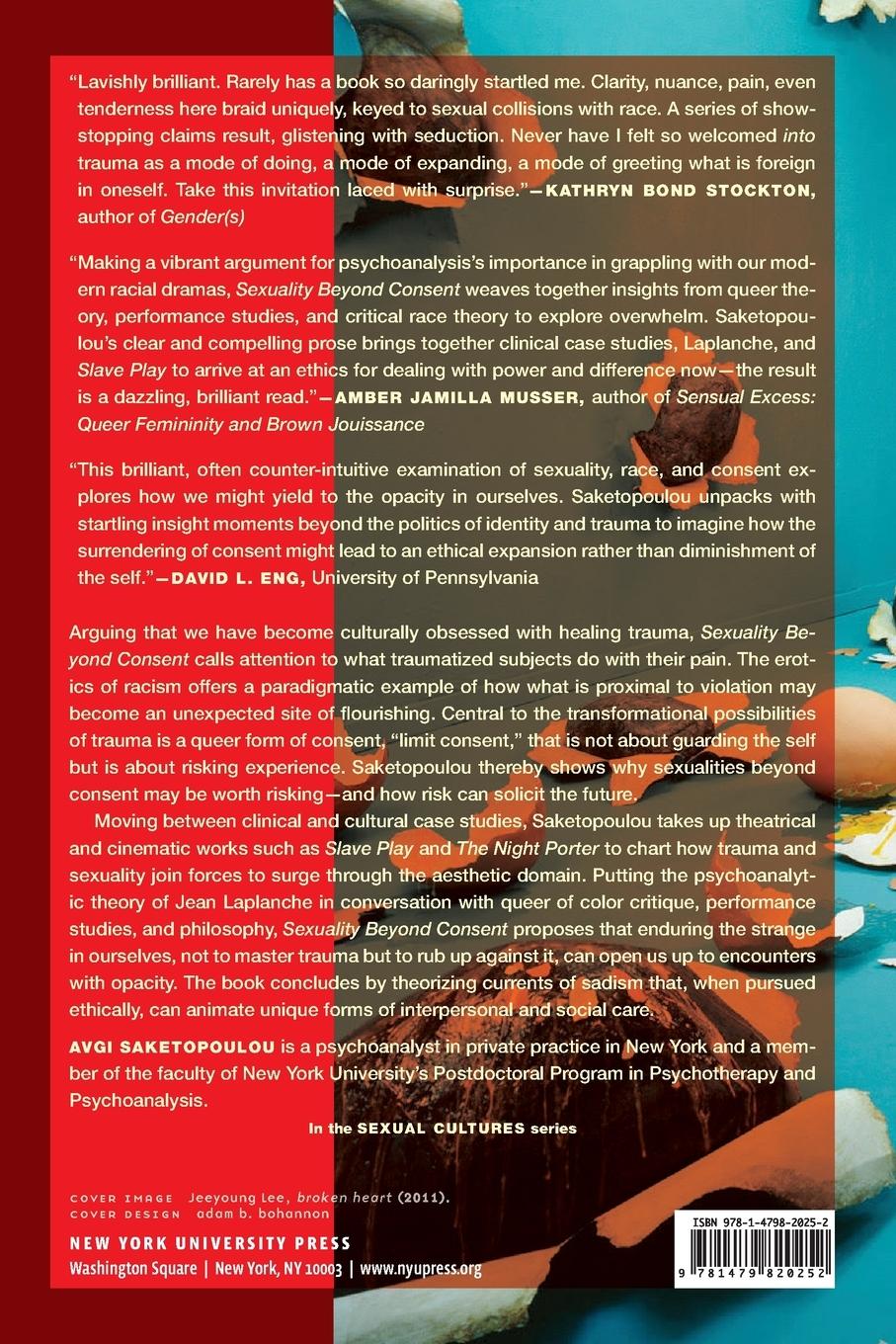 Rückseitencover Sexuality Beyond Consent