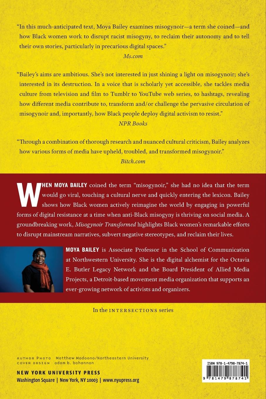Rückseitencover Misogynoir Transformed
